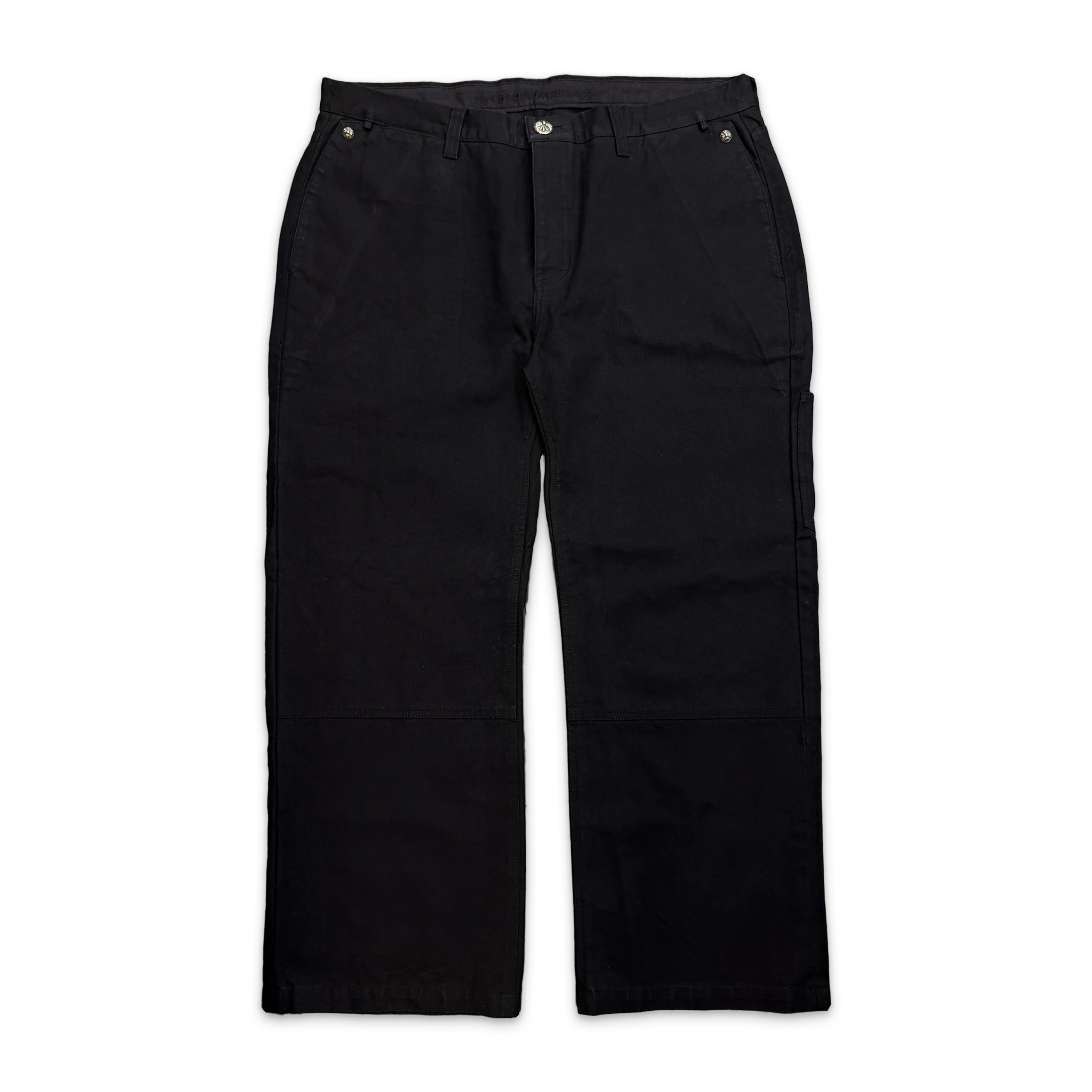 13 Cross Patch Double Knee Work Pants "Black"