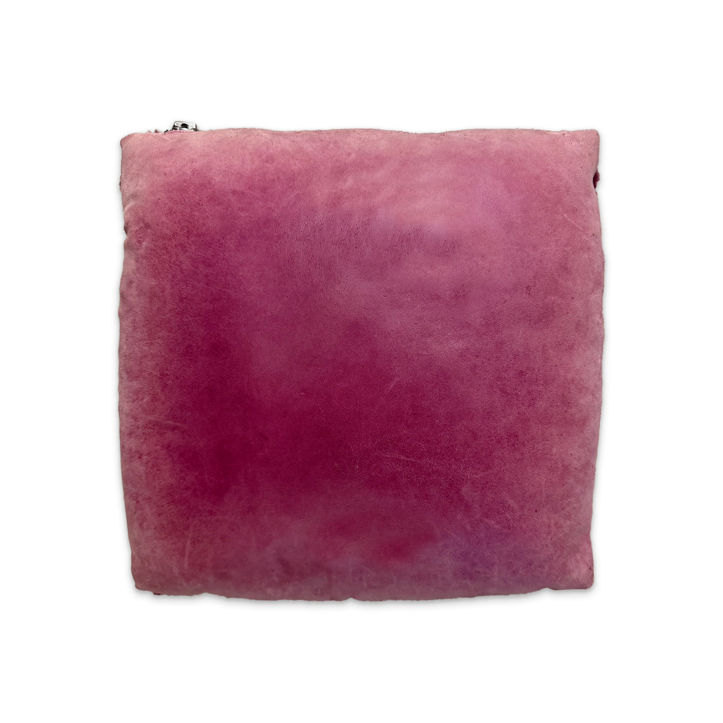 16 Cross Shearling Pillow "Burgundy" - Image 2