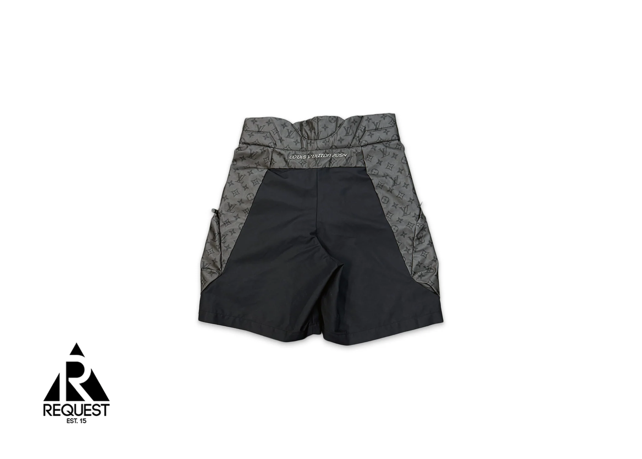 2054 Heat Reactive Padded Shorts "Black Monogram" - Image 2