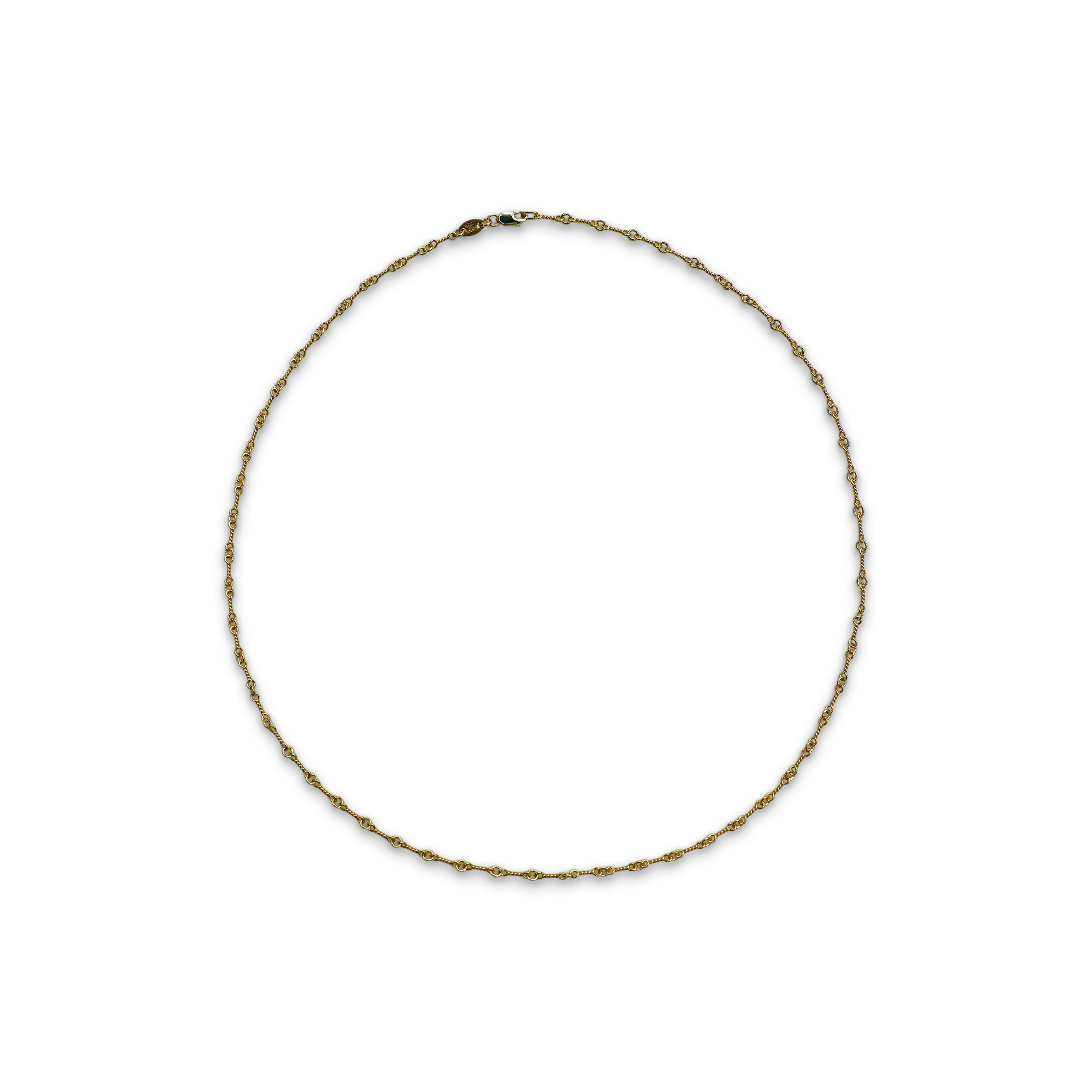 22k Yellow Gold Twist Necklace