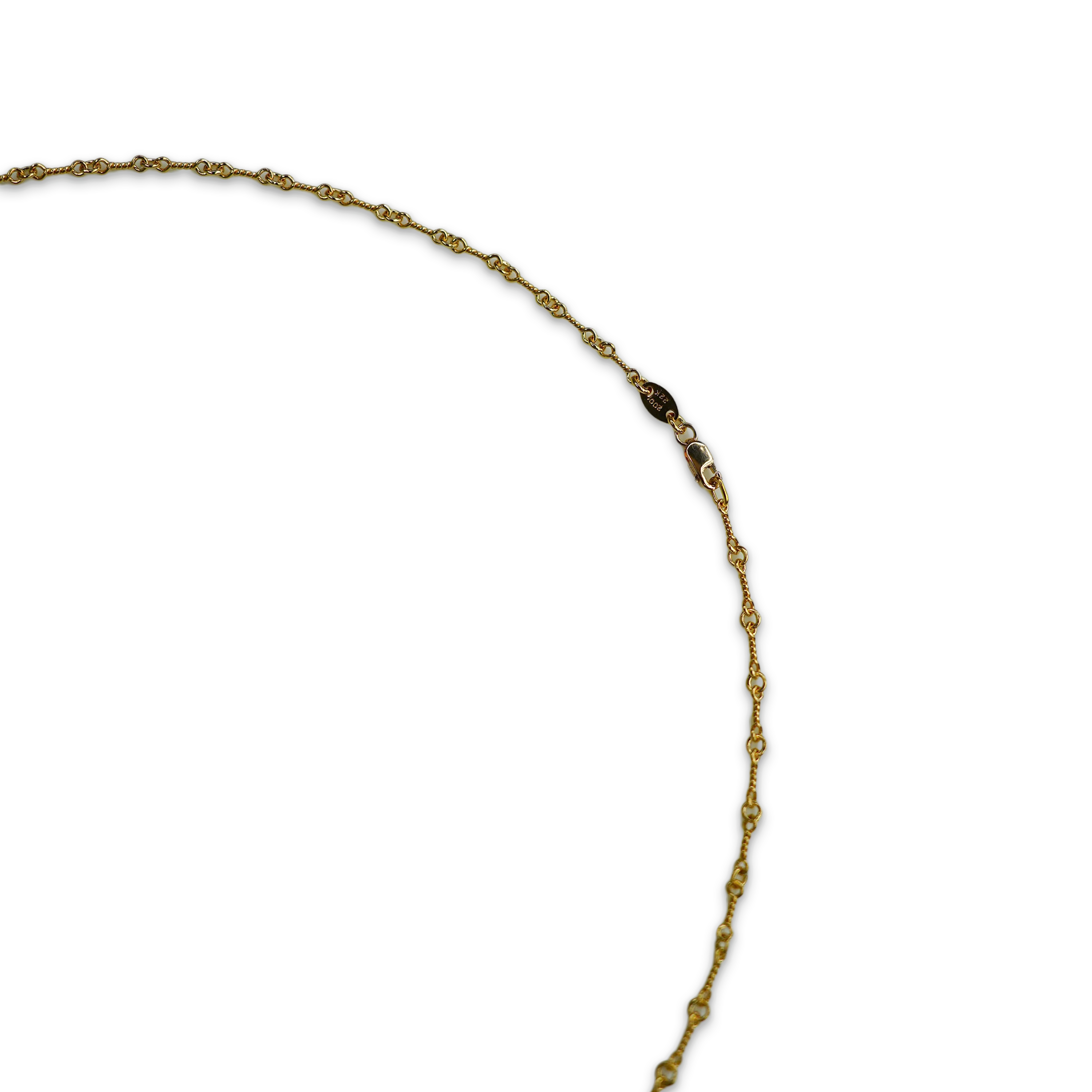 22k Yellow Gold Twist Necklace - Image 2