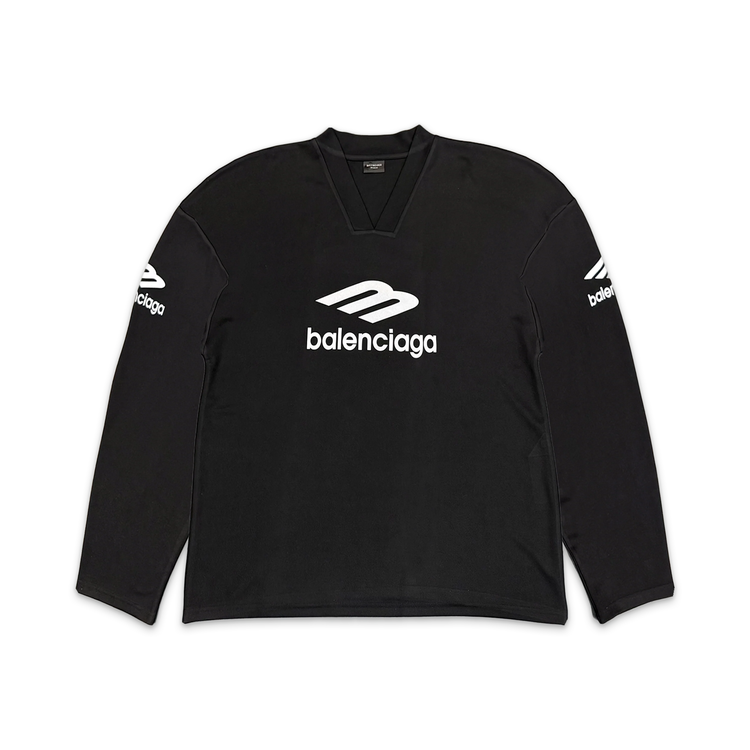 3B Sports Icon Oversized Long Sleeve Ski Tee "Black"