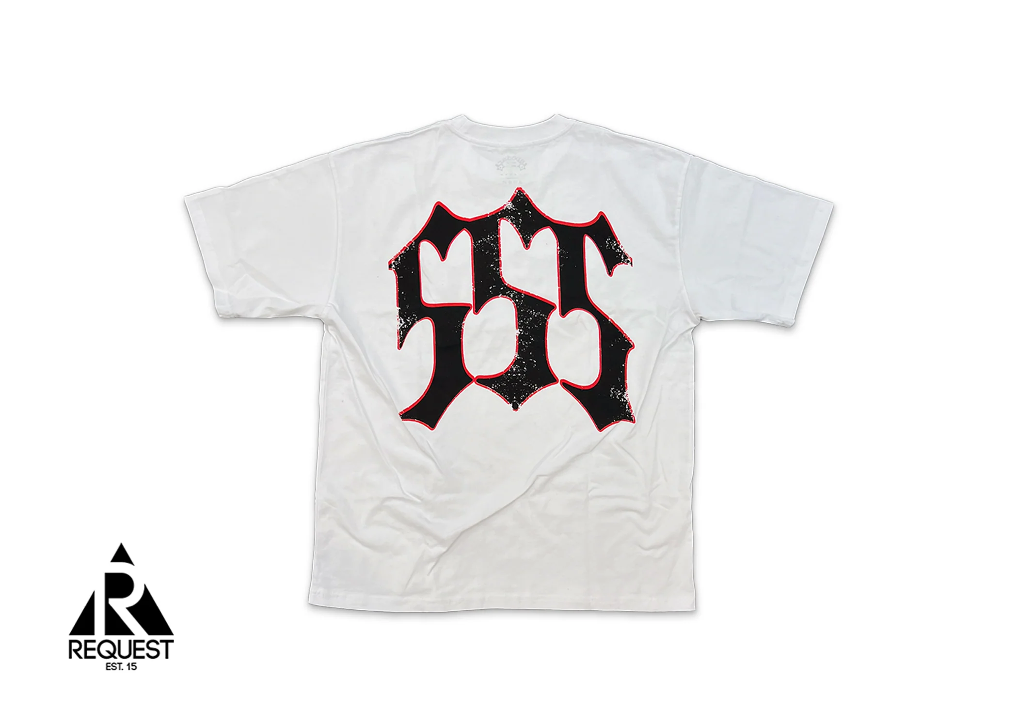 555 Text Tee "White" - Image 2
