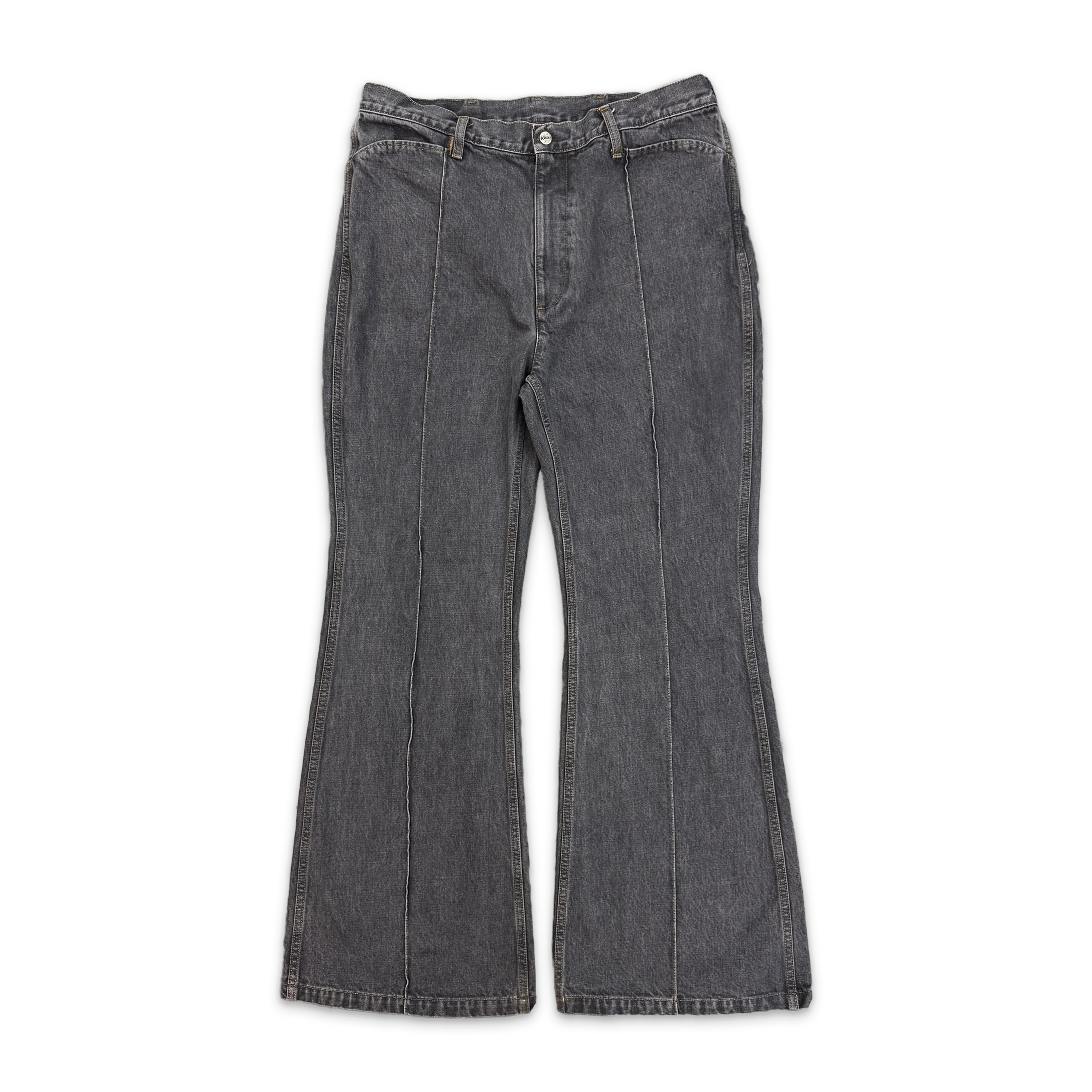 5P Frisko Flared Denim Pants "Black"