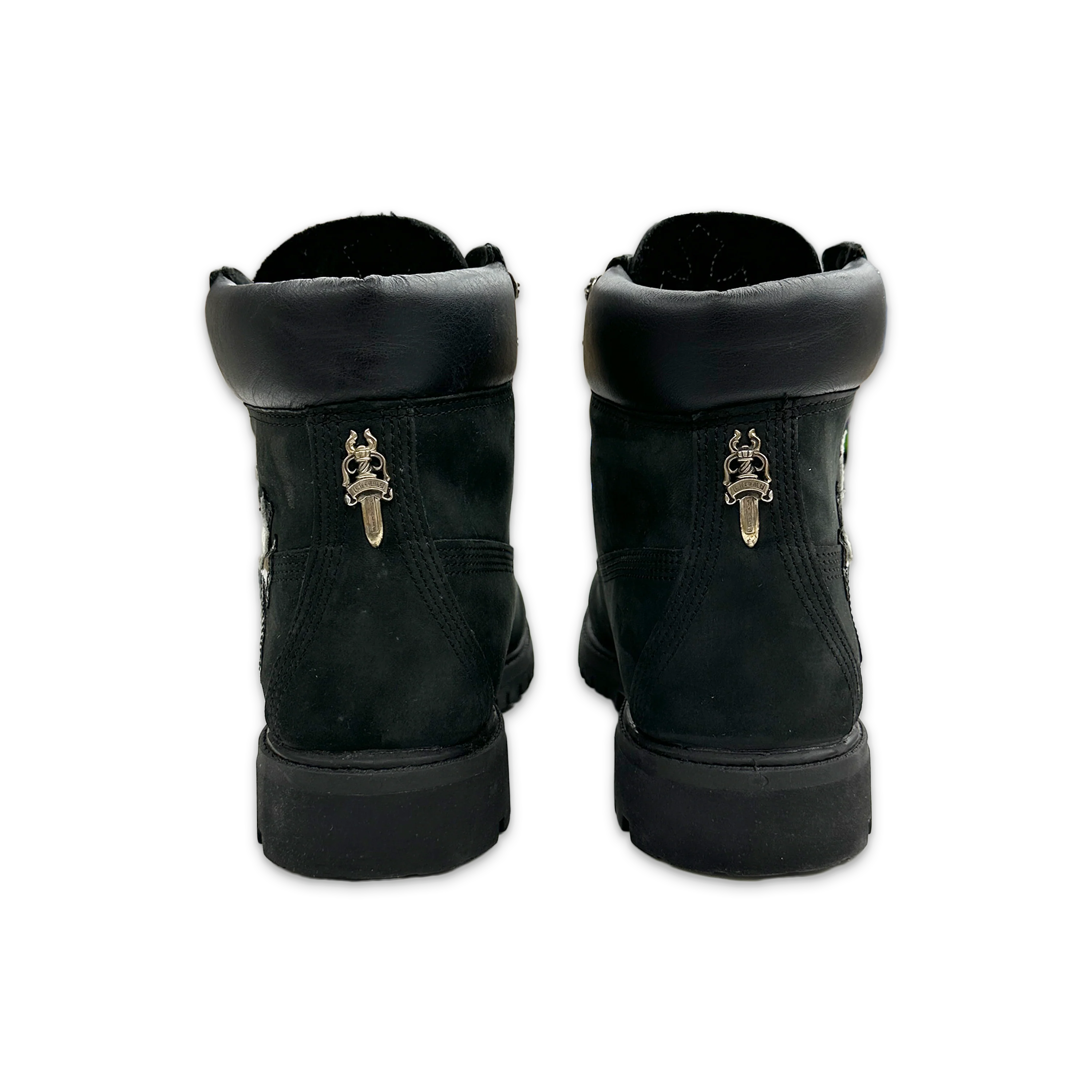 6 Inch Boot With Patches "Black Nubuck" - Image 4