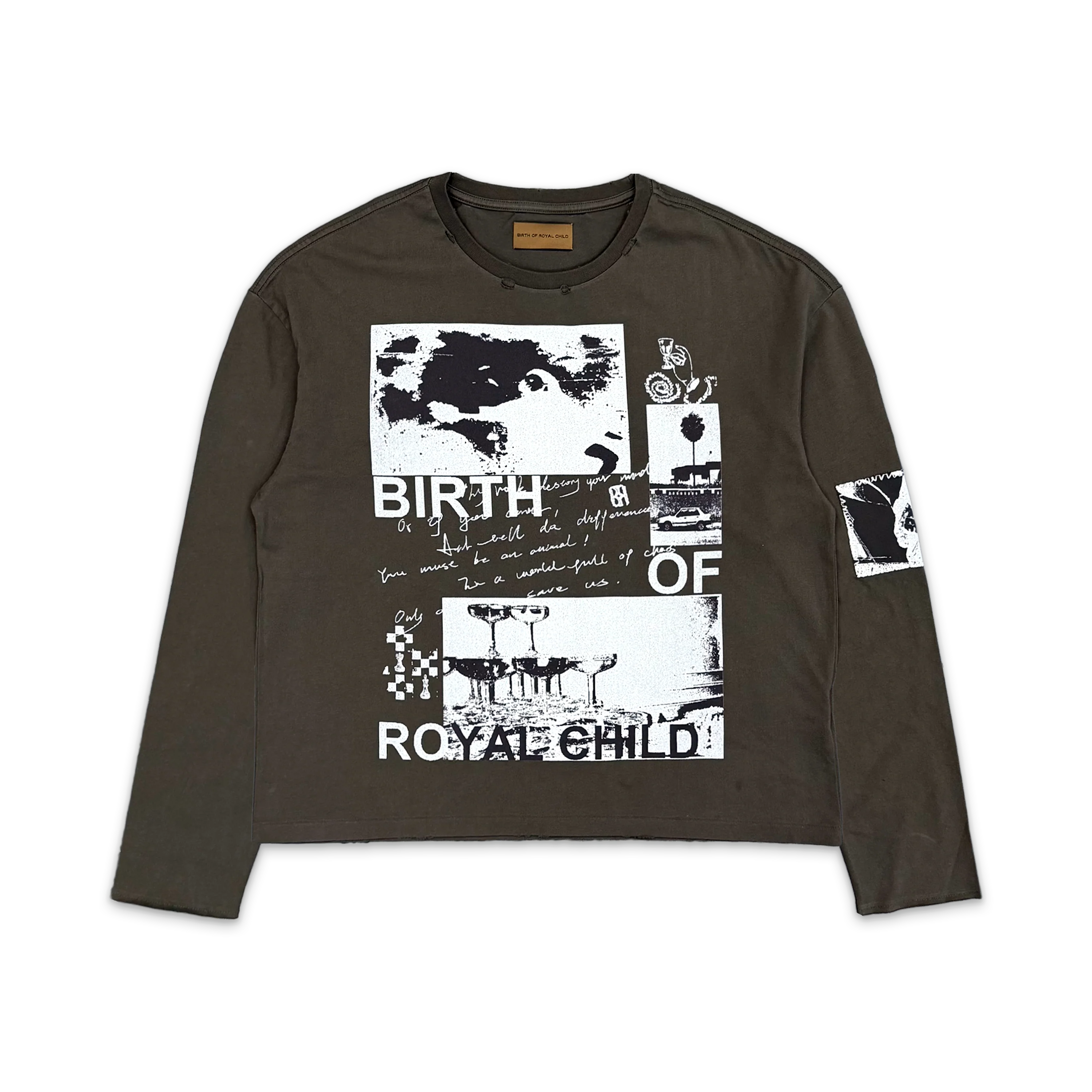 90s Hollywood L/S Tee "Black"