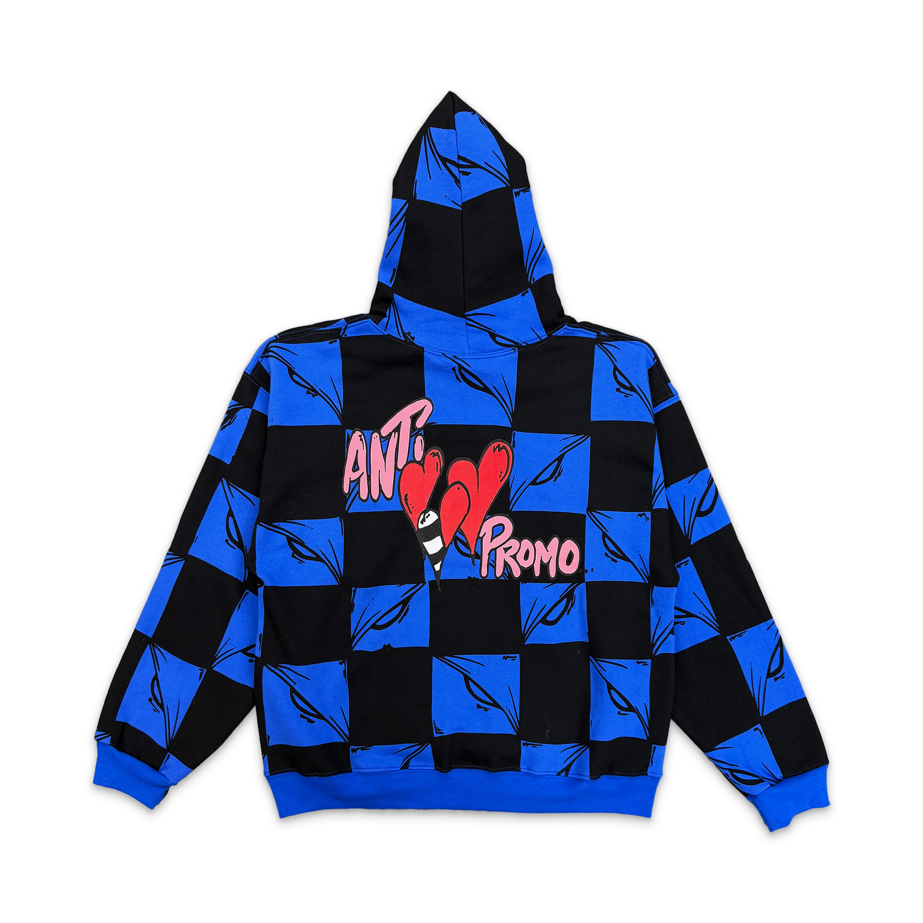 99 Eyes Hoodie "Blue/Black" - Image 2
