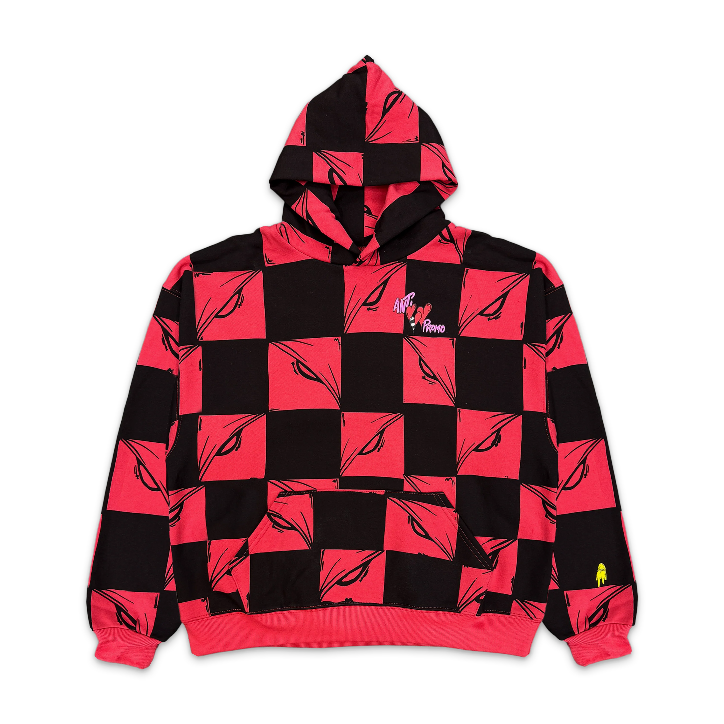 99 Eyes Hoodie "Red/Black"