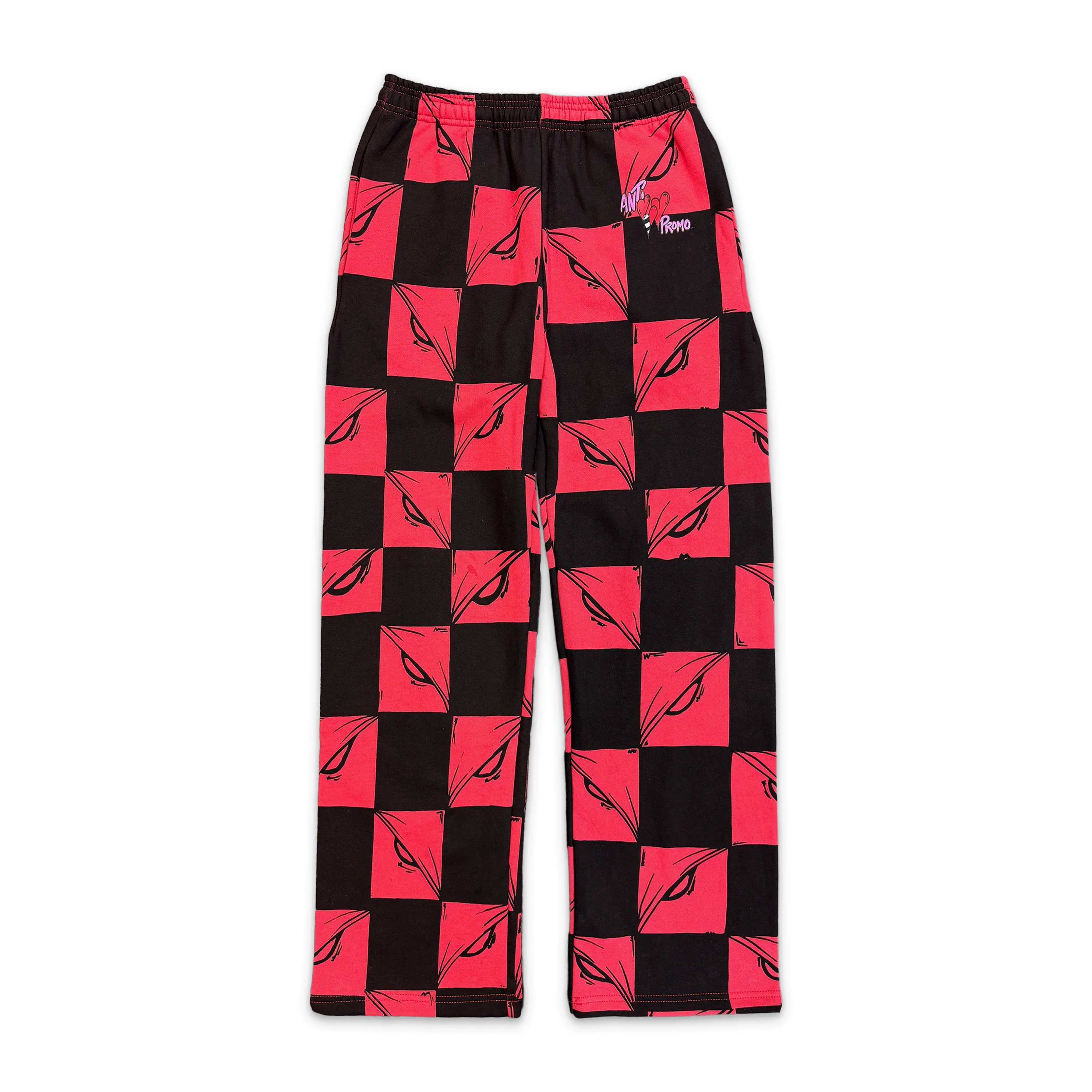 99 Eyes Sweatpants "Red/Black"