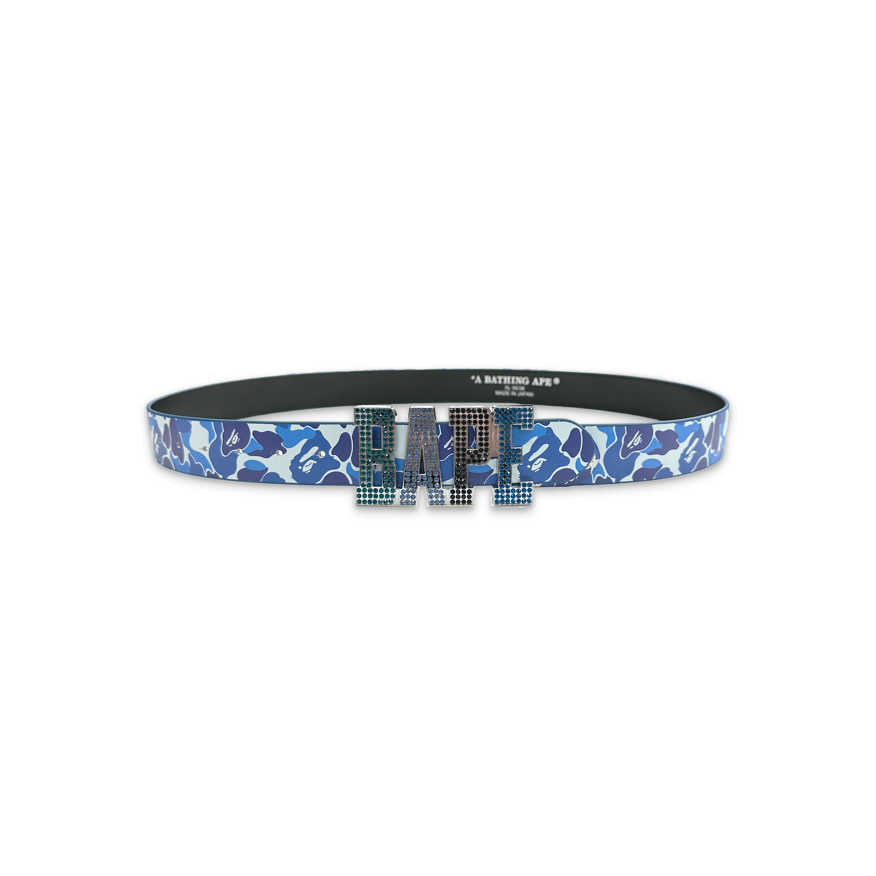 ABC Camo Leather Belt "Blue"
