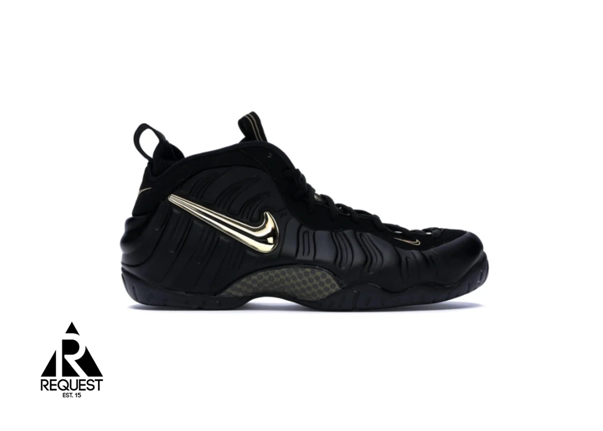 Air Foamposite Pro “Metallic Black Gold”