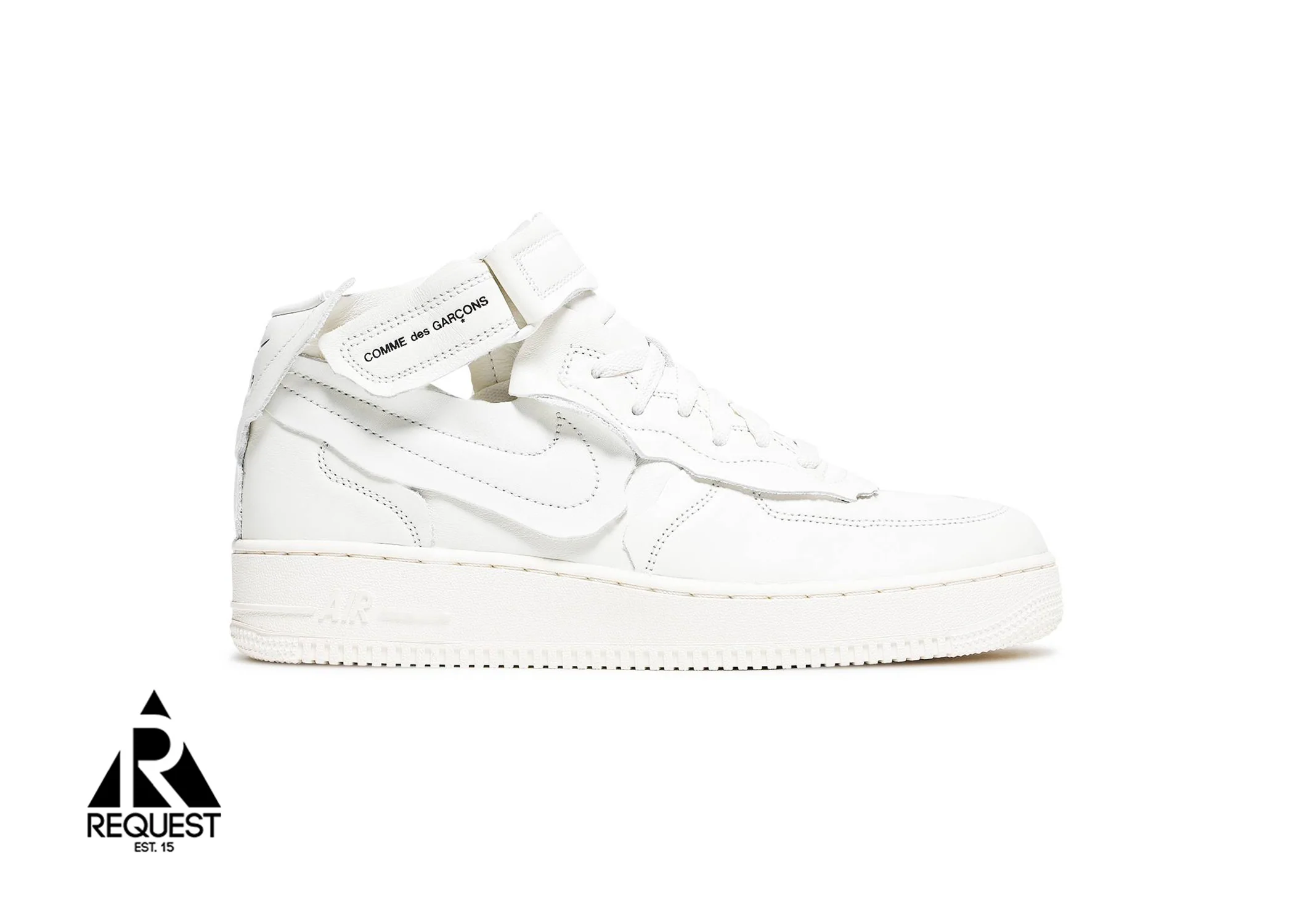 Air Force 1 Mid “Comme Des Garcons White”