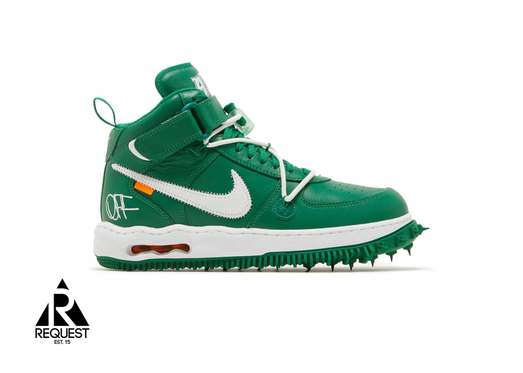 Air Force 1 Mid "Off-White Pine Green"