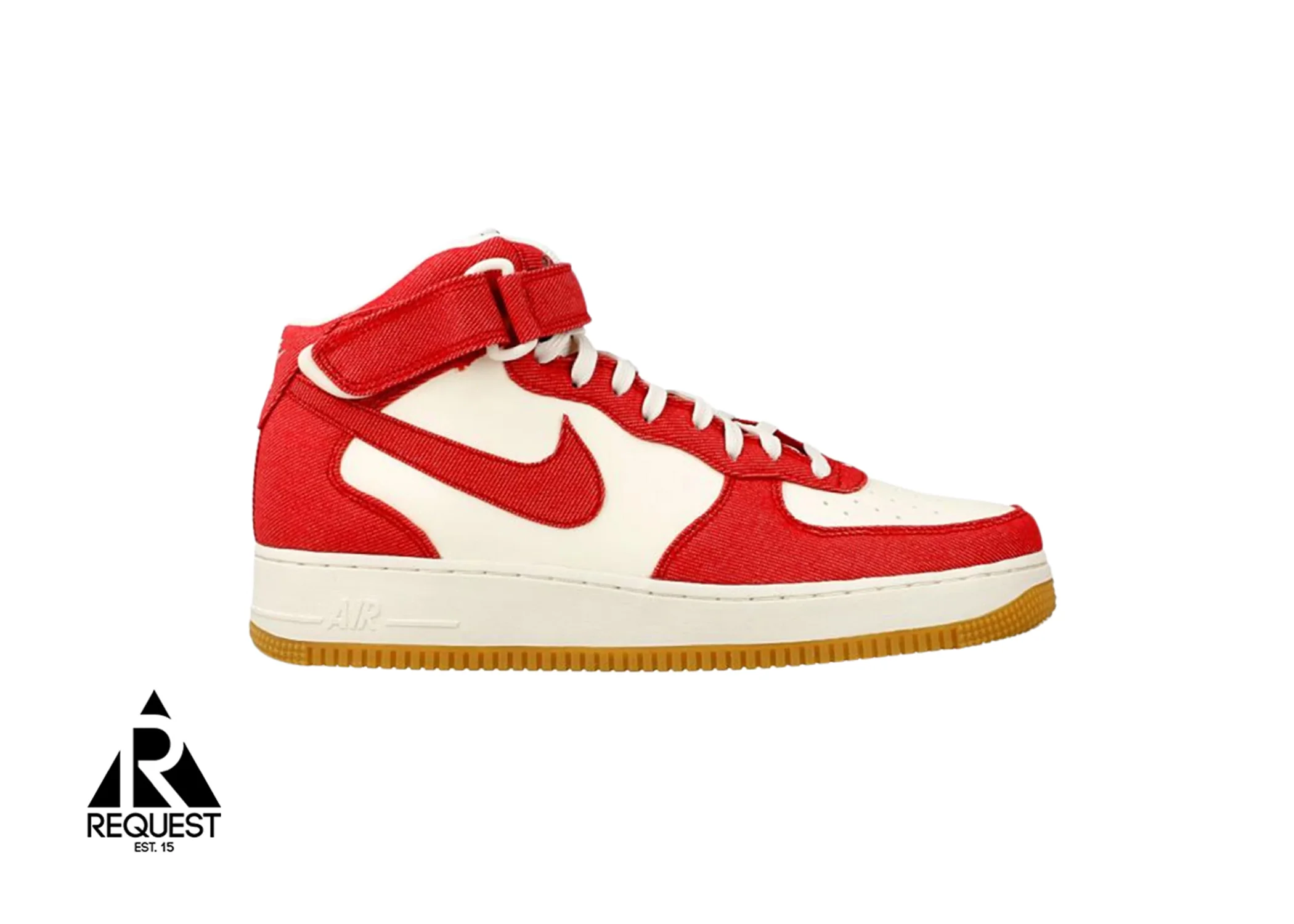 Air Force 1 Mid "Red Denim"