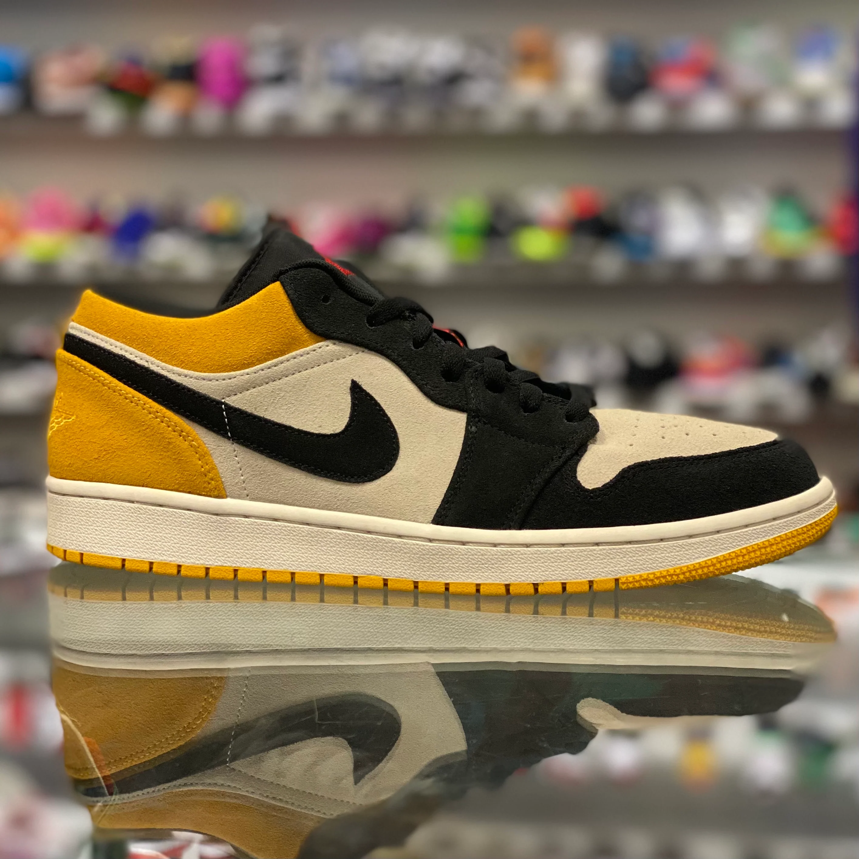 Air Jordan 1 Retro Low “ University Gold Black” - Image 2
