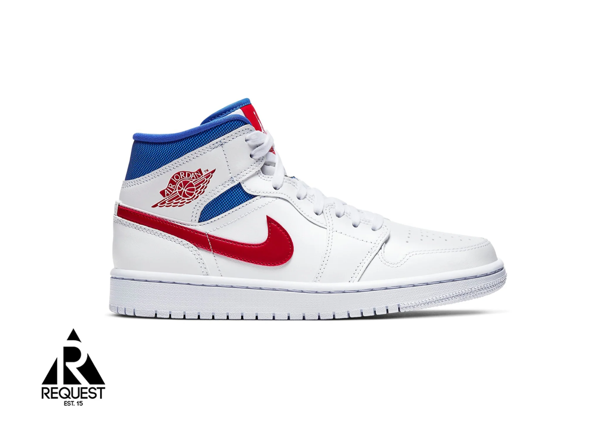 Air Jordan 1 Retro Mid “White Red Royal (W)”