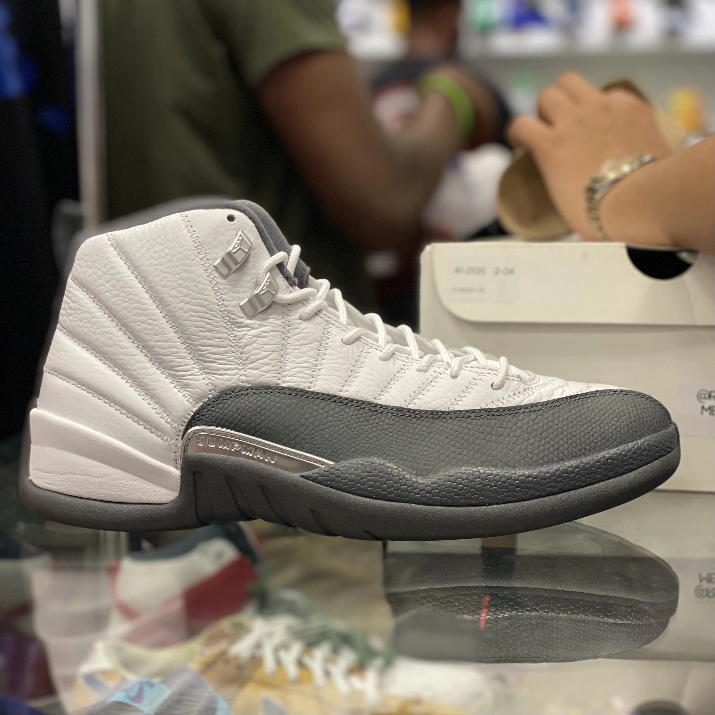Air Jordan 12 Retro “White Dark Grey” - Image 2