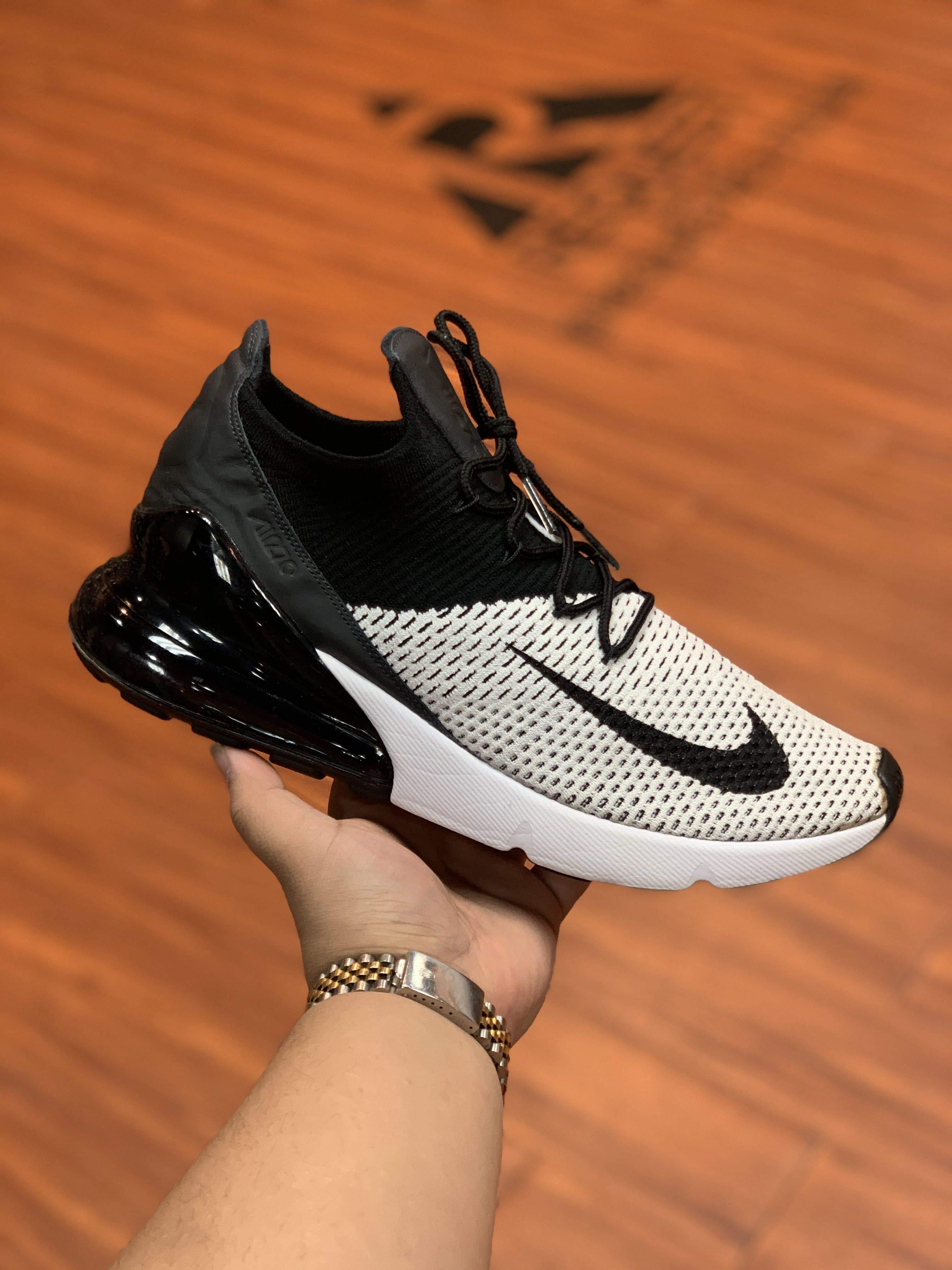 Air Max 270 Flyknit “White Black” - Image 2