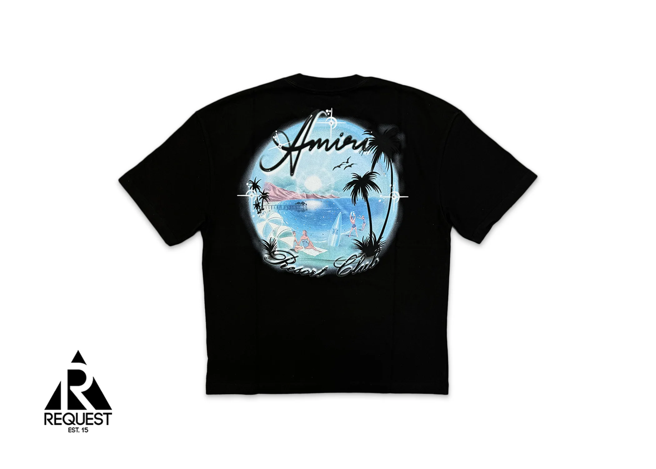 Airbrush Oversized Tee "Black" - Image 2