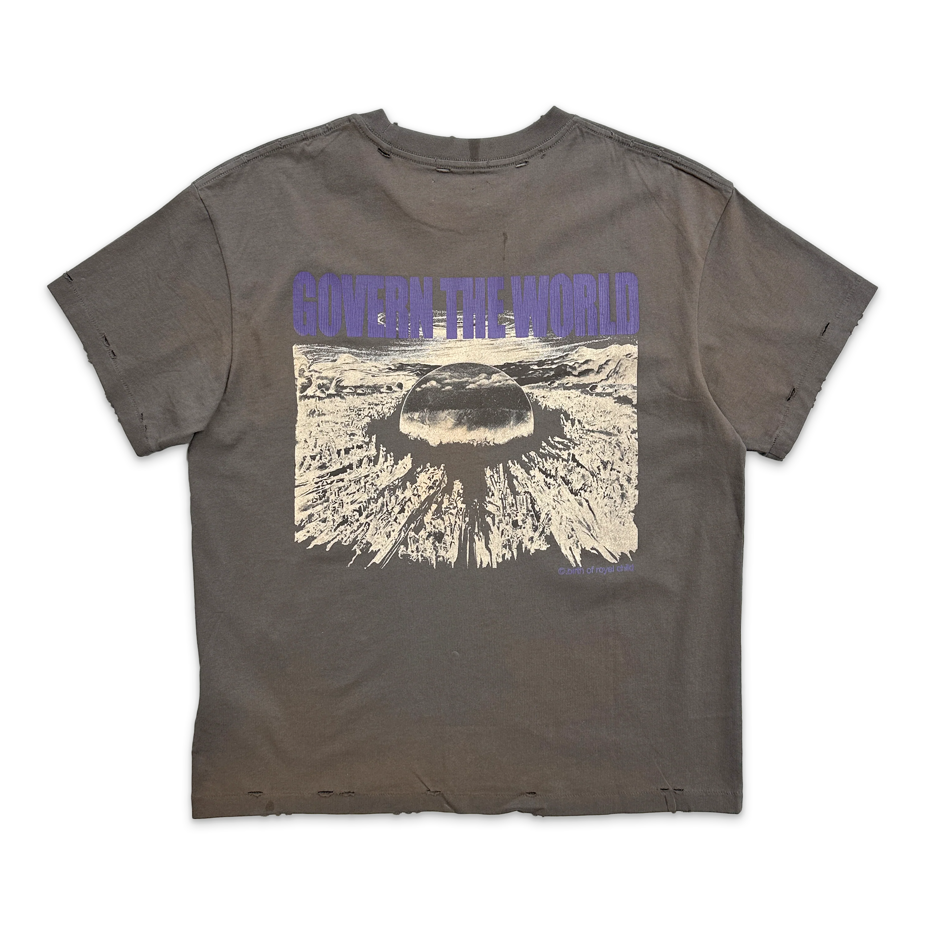 AKIRA Destroyed Vintage Tee "Grey" - Image 2