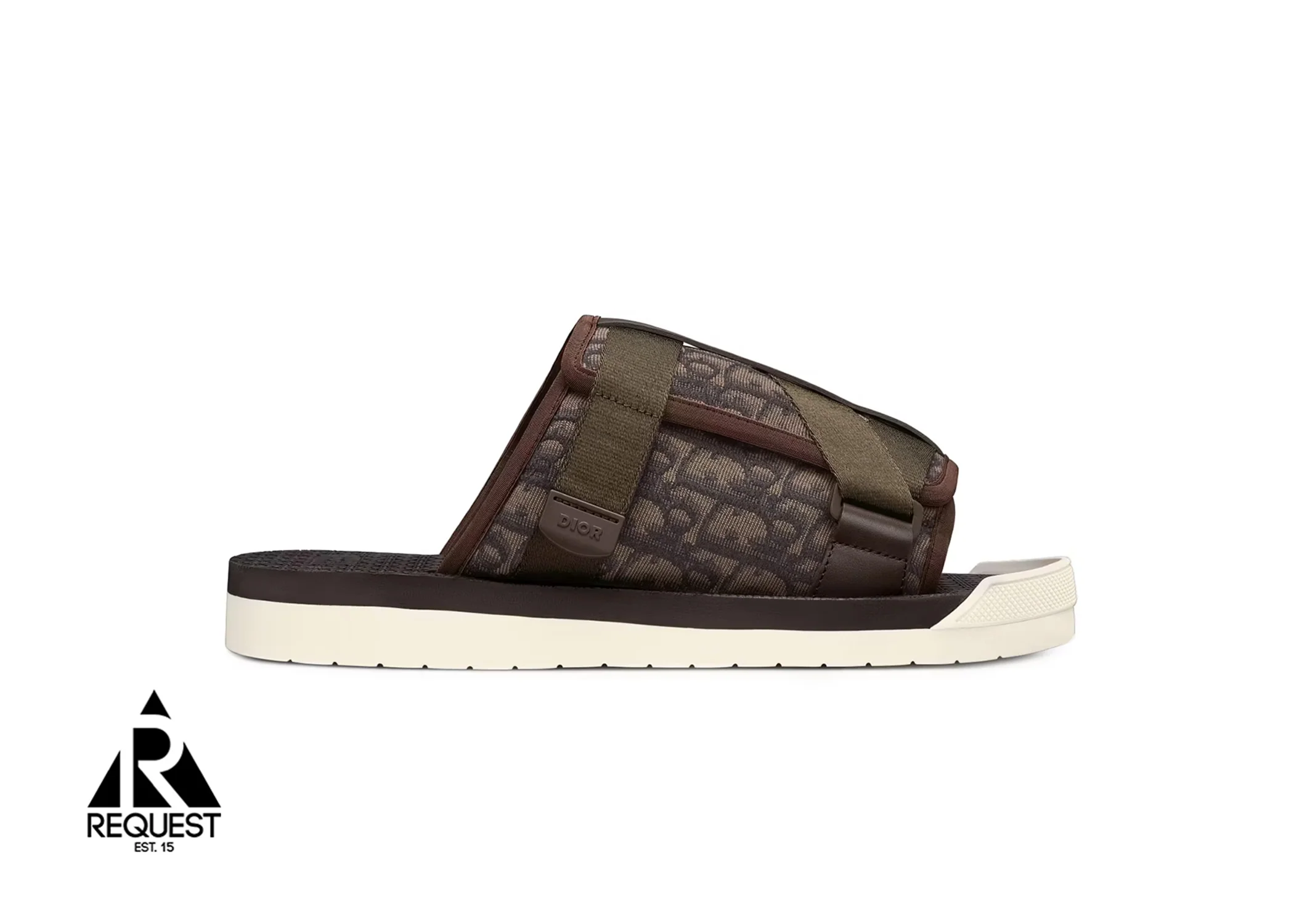 Alpha Sandal “Ebony Oblique Jacquard"