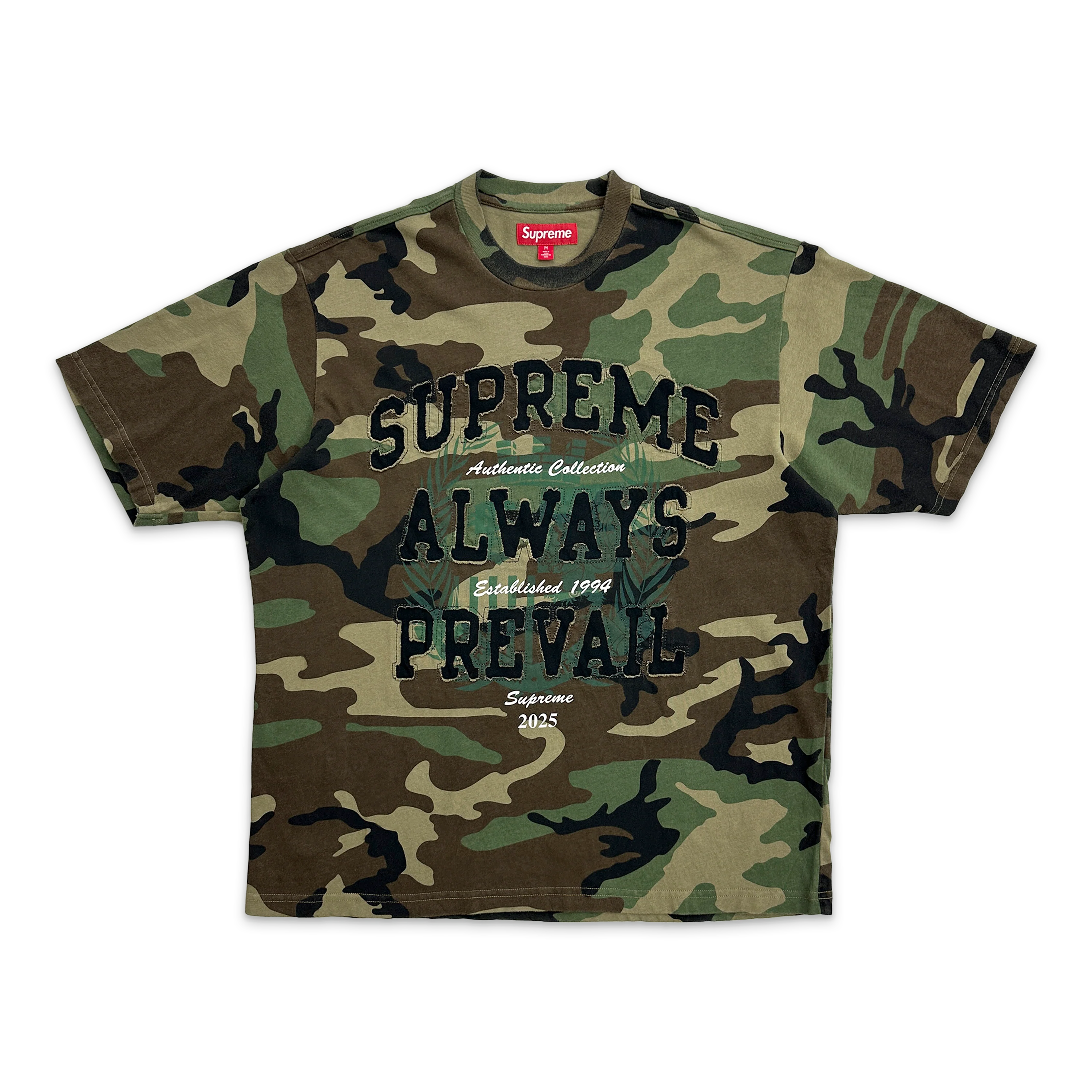 Always Prevail S/S Tee FW25 "Woodland Camo"