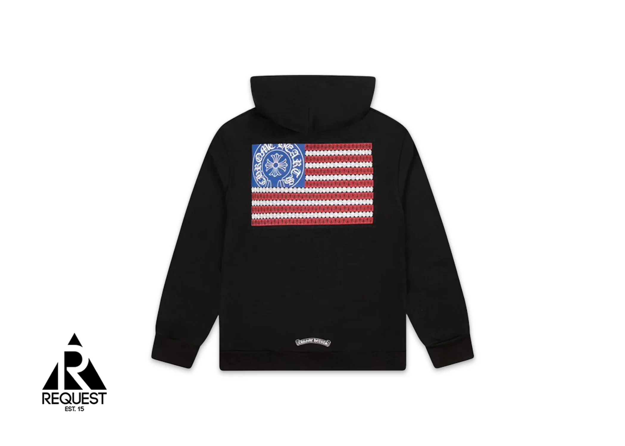 American Flag Dagger Hoodie "Black" - Image 2