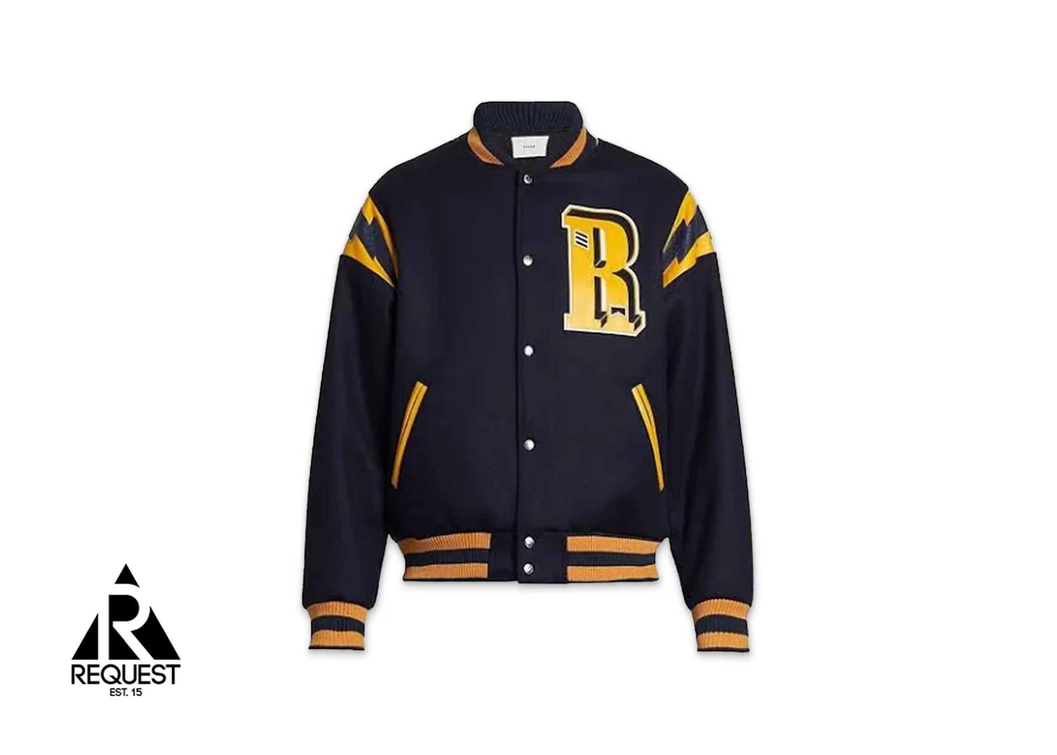 American Spirit Bomber Jacket "Navy/Yellow"