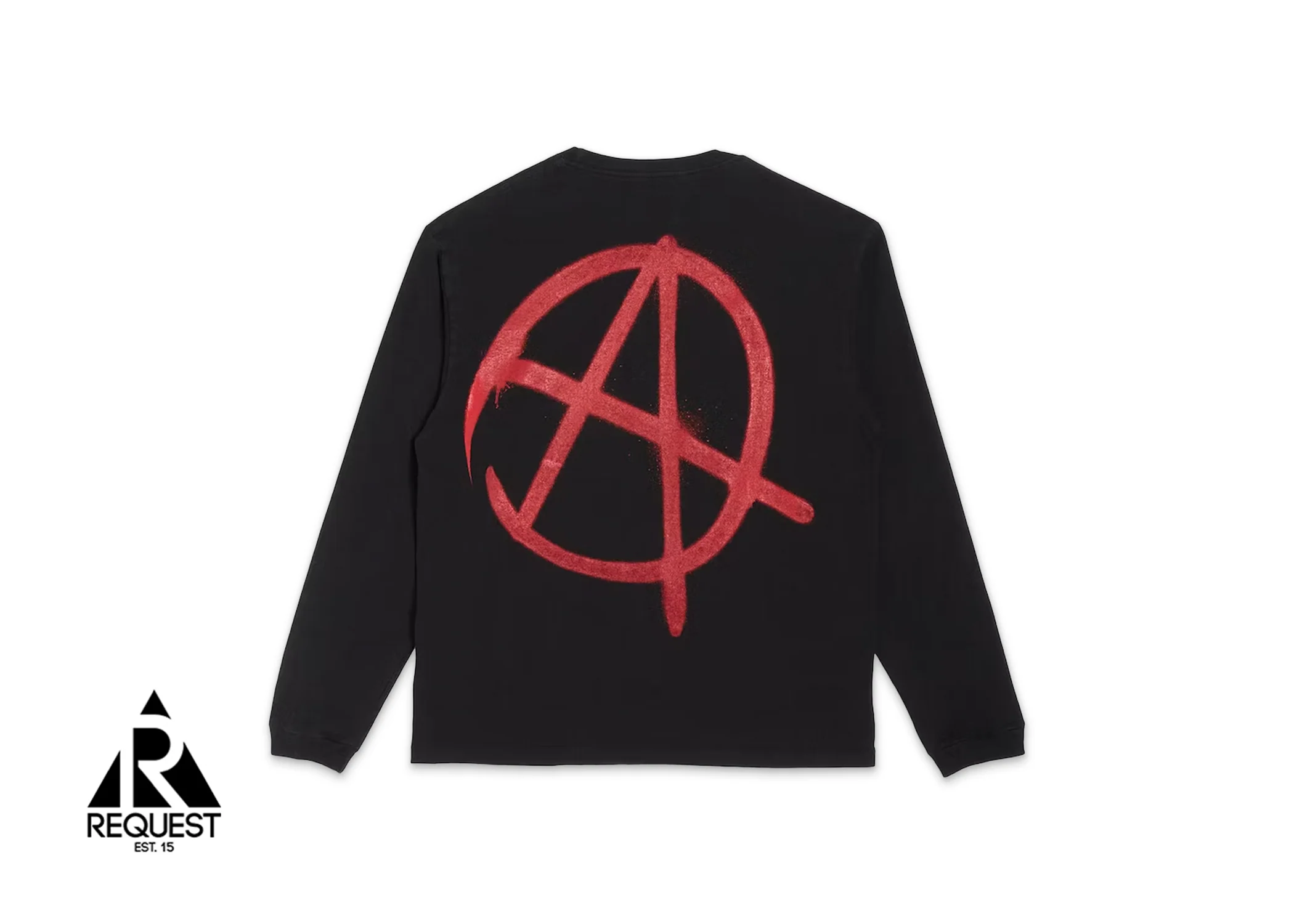 Anarchy L/S Tee "Black Red" - Image 2