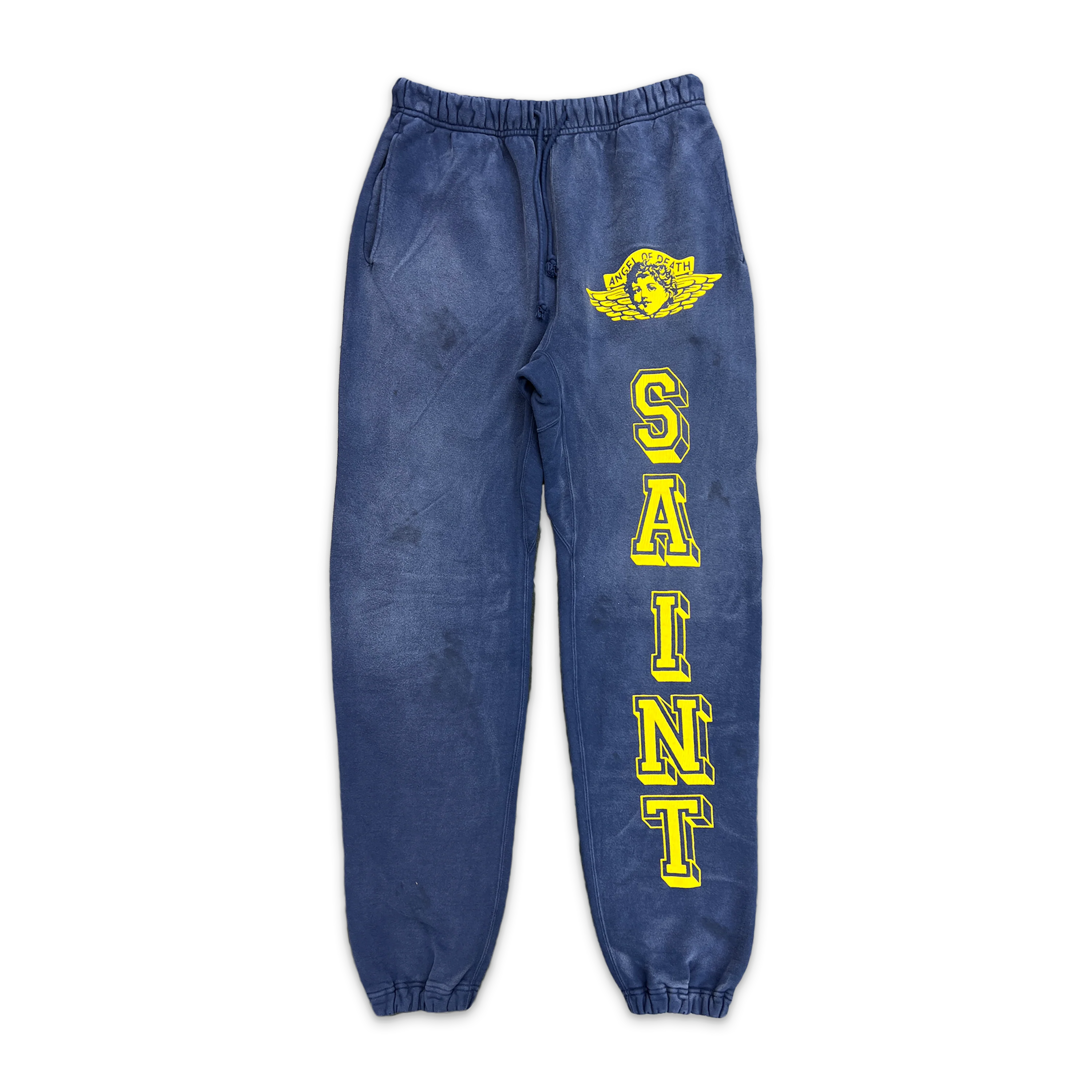 Angel Of Death Sweatpants "Navy/Yellow"