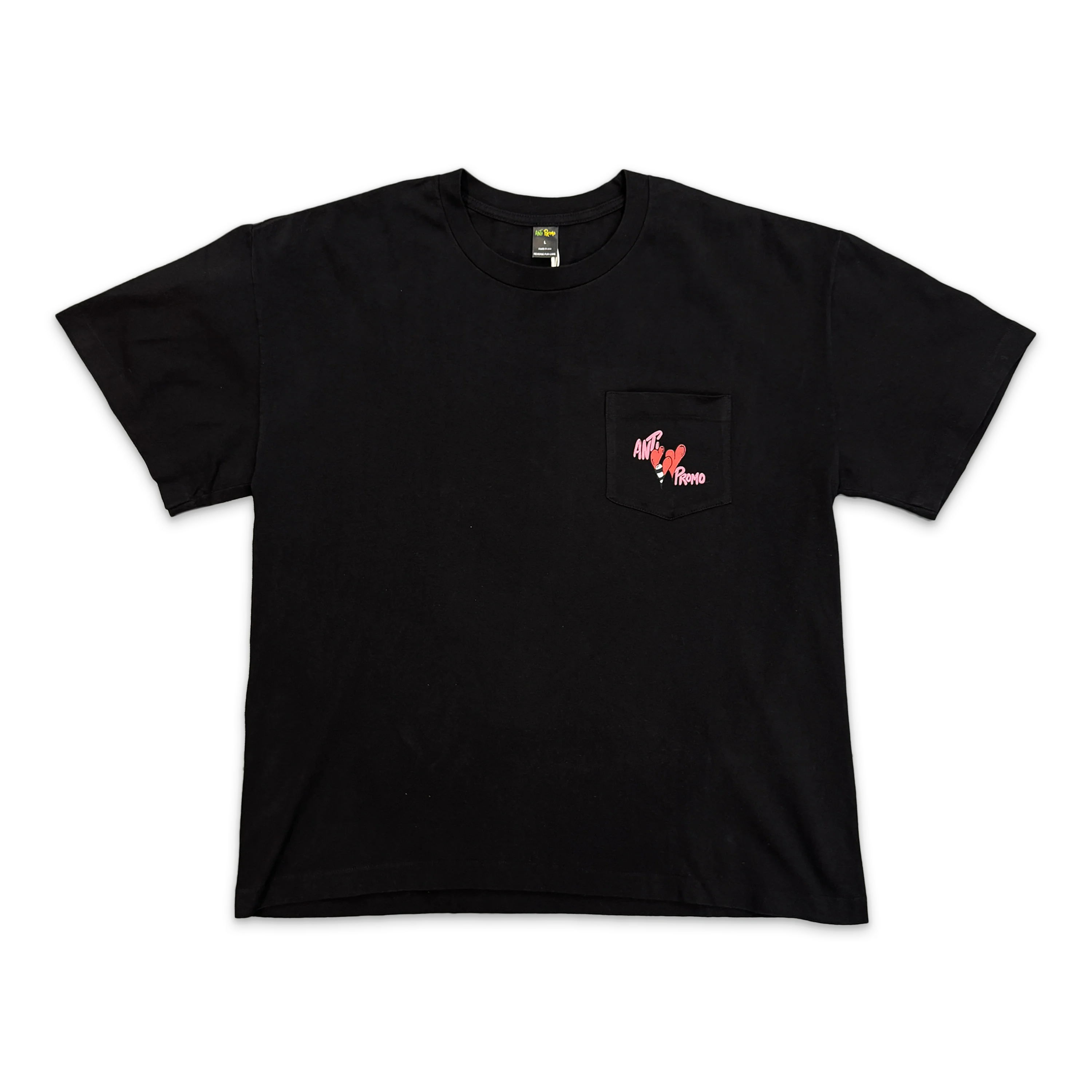 Anti Promo Pink Chomper Tee "Black"