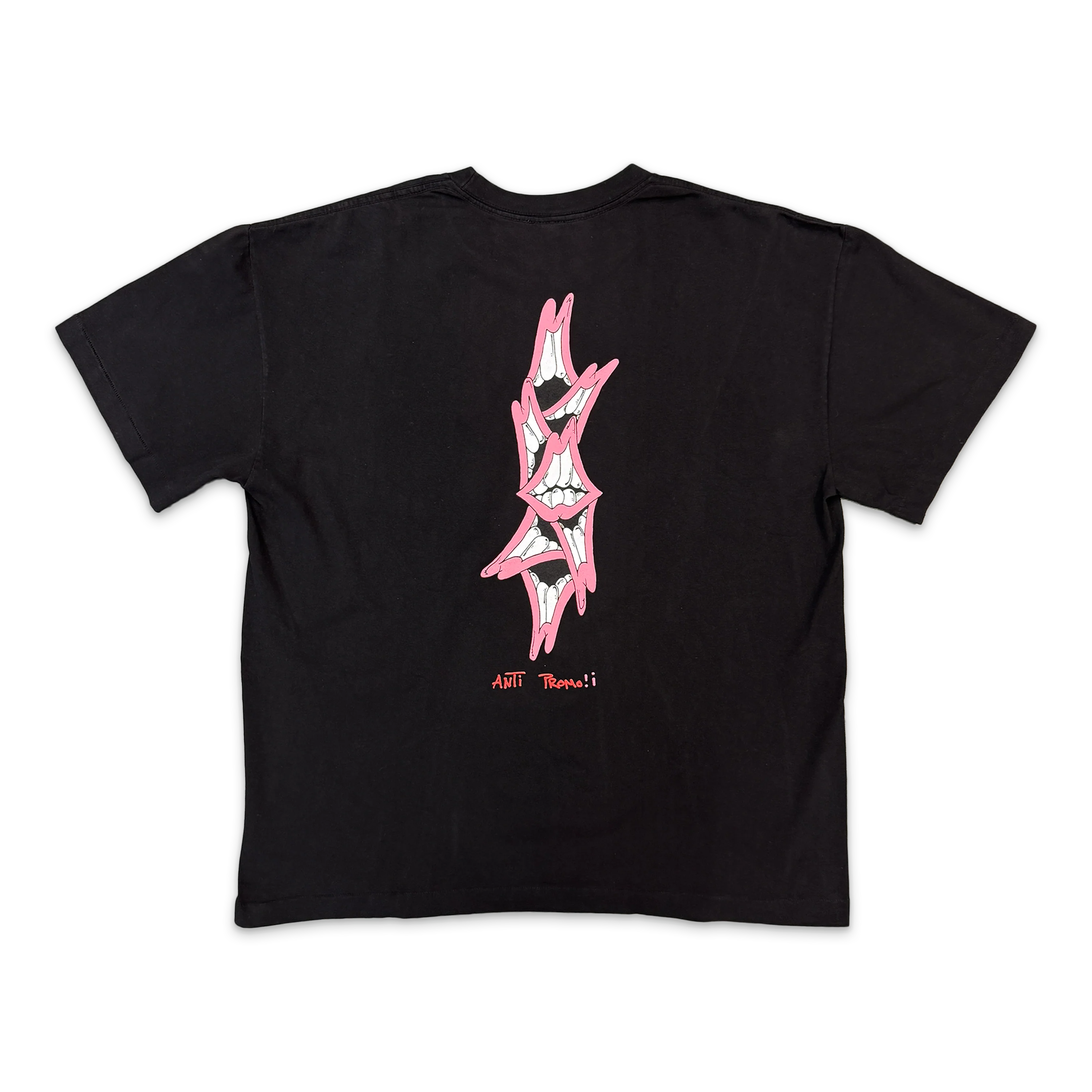 Anti Promo Pink Chomper Tee "Black" - Image 2