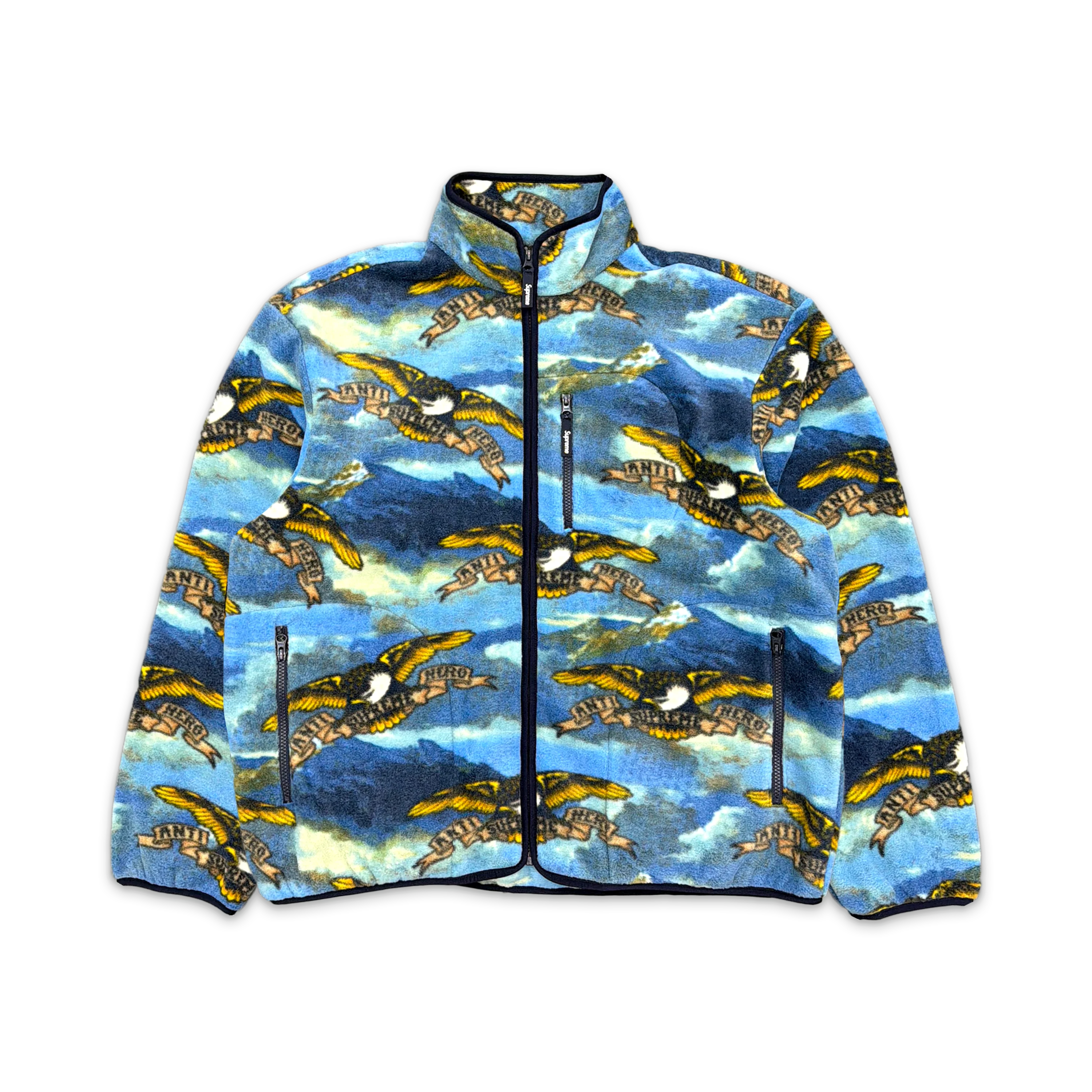 ANTIHERO Fleece Jacket "Blue"