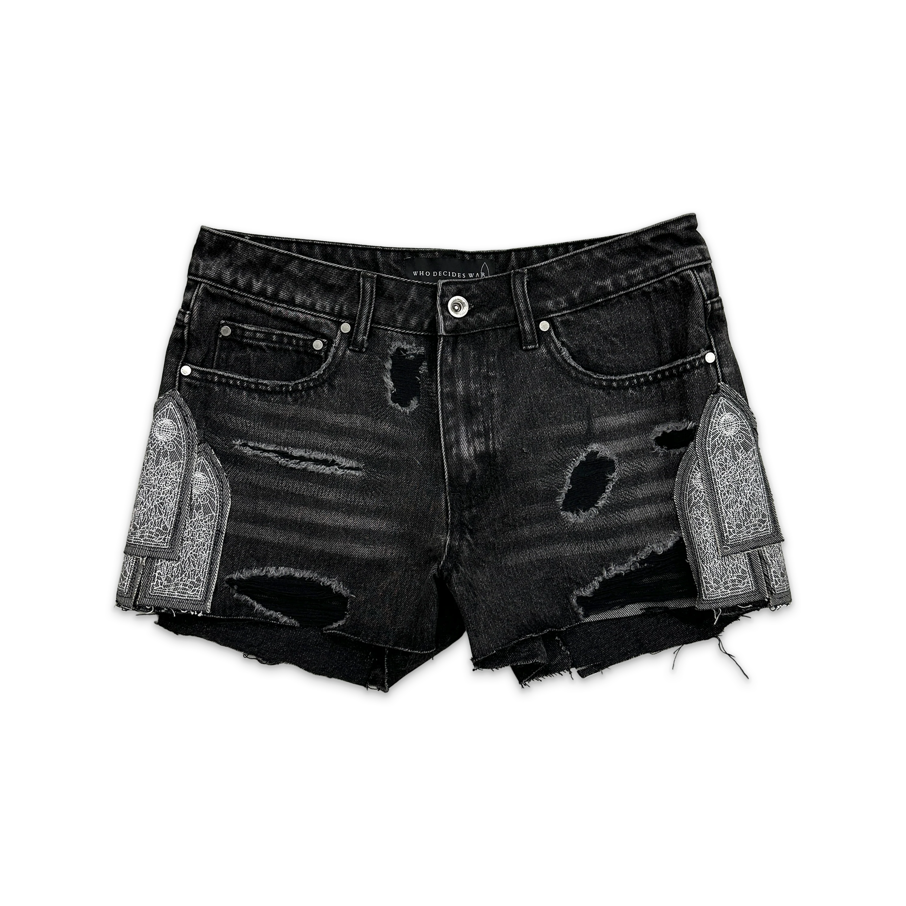 Arch Patched Denim Shorts "Coal" (W)