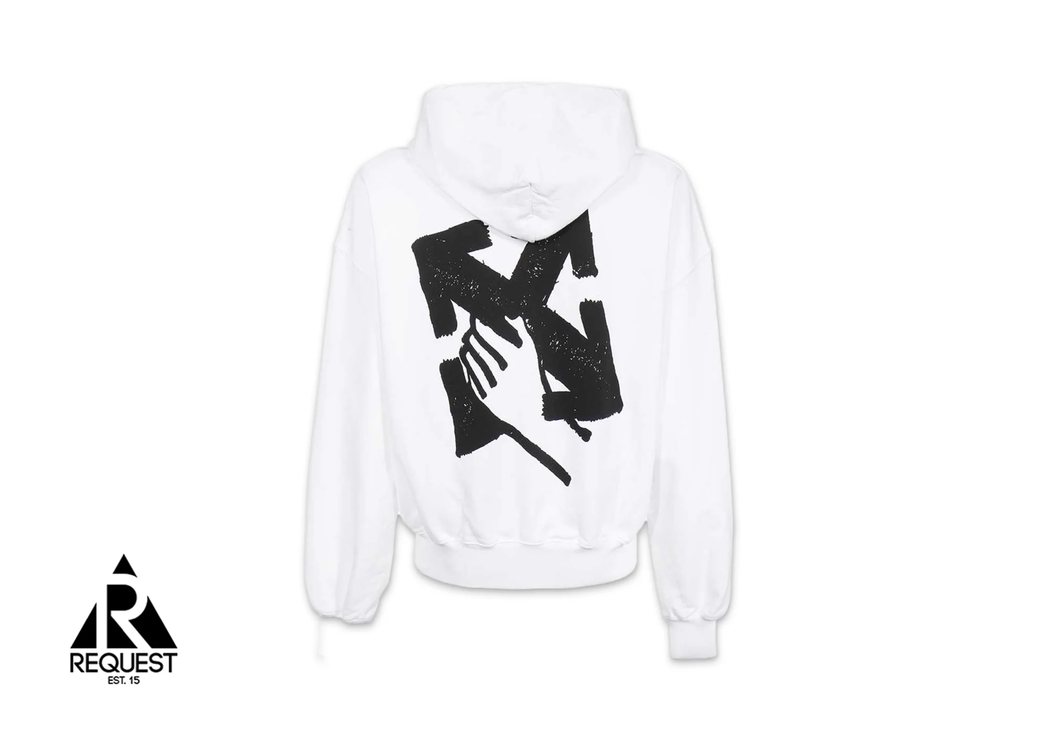 Arrows Hoodie "White" - Image 2