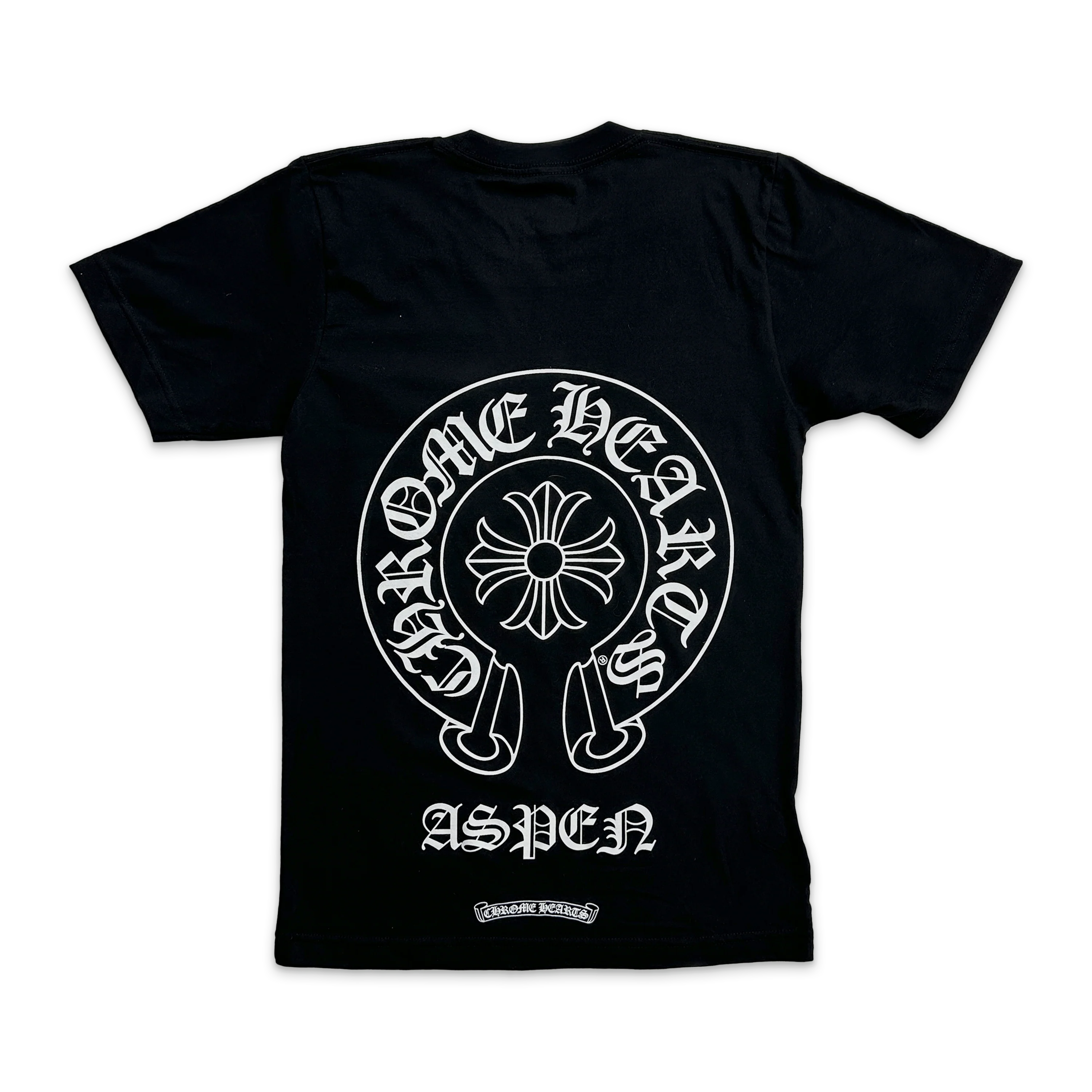Aspen Horseshoe Logo Tee "Black" - Image 2