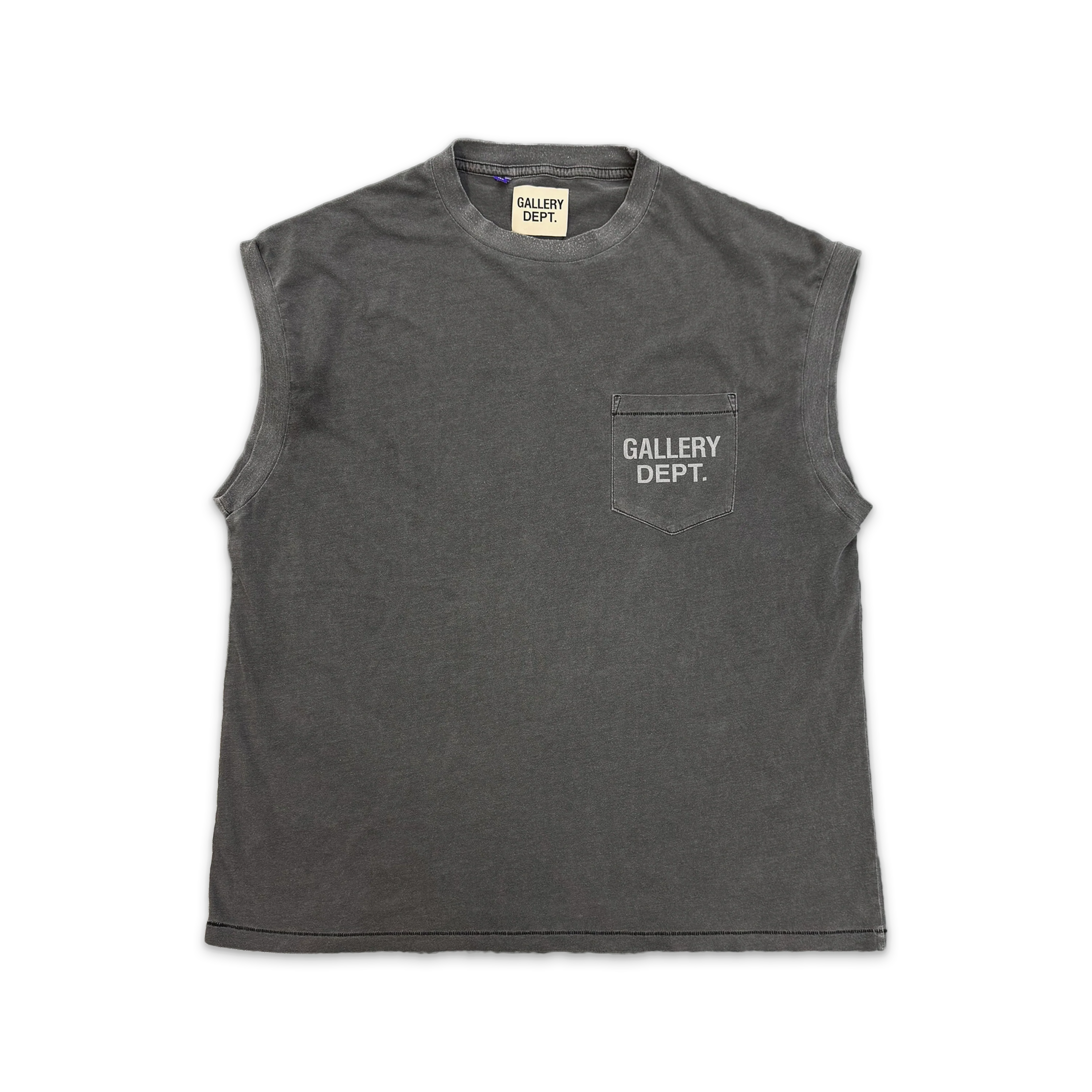 Augi Sleeveless Tee "Vintage Black"