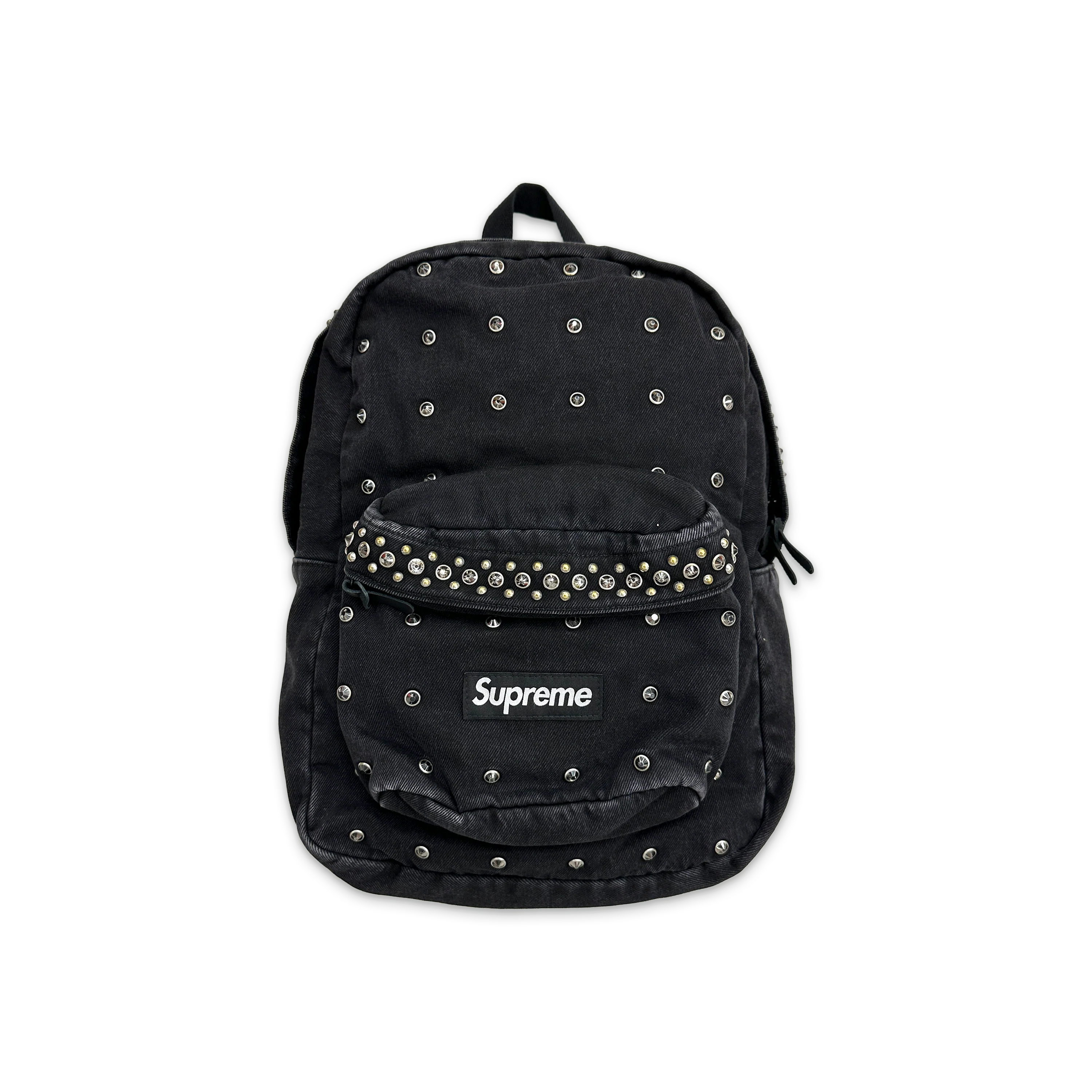B.B. Simon Denim Backpack "Black"