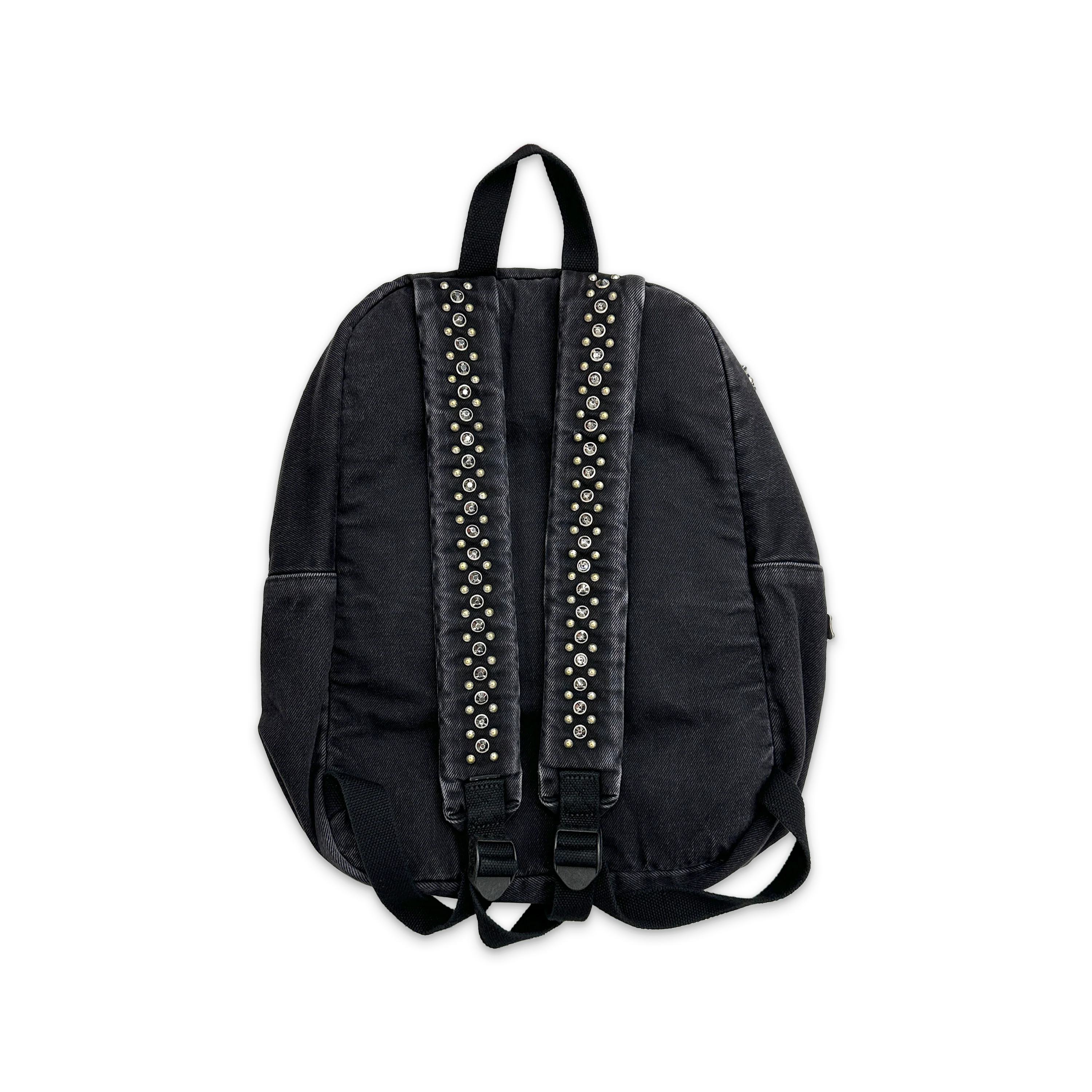 B.B. Simon Denim Backpack "Black" - Image 2