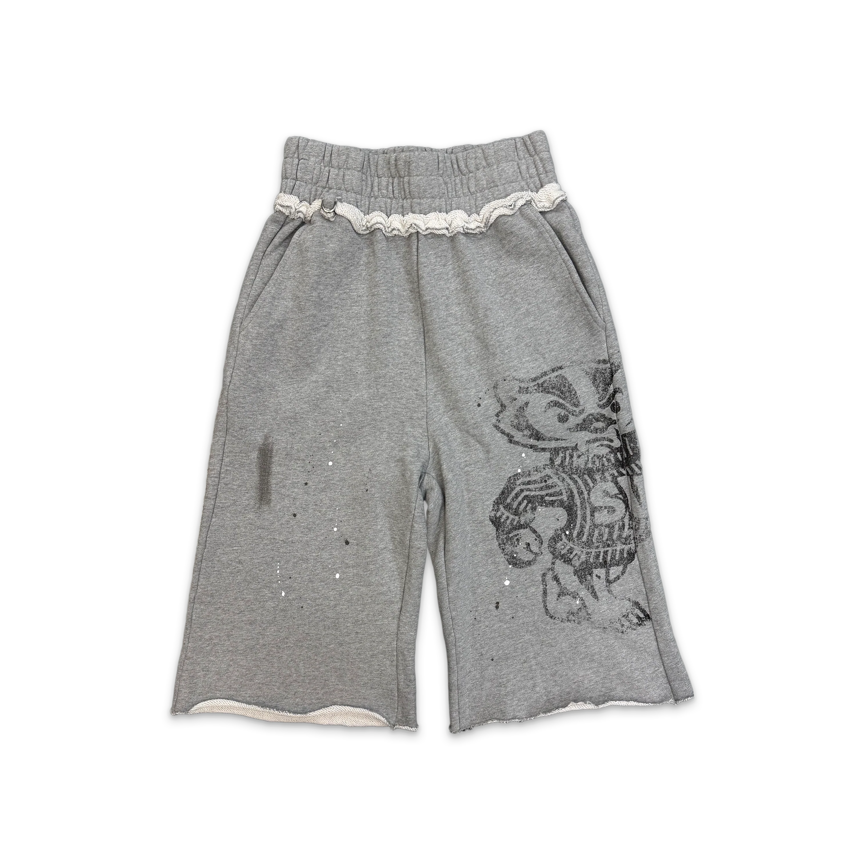 Badgers Long Shorts “Black/Grey"