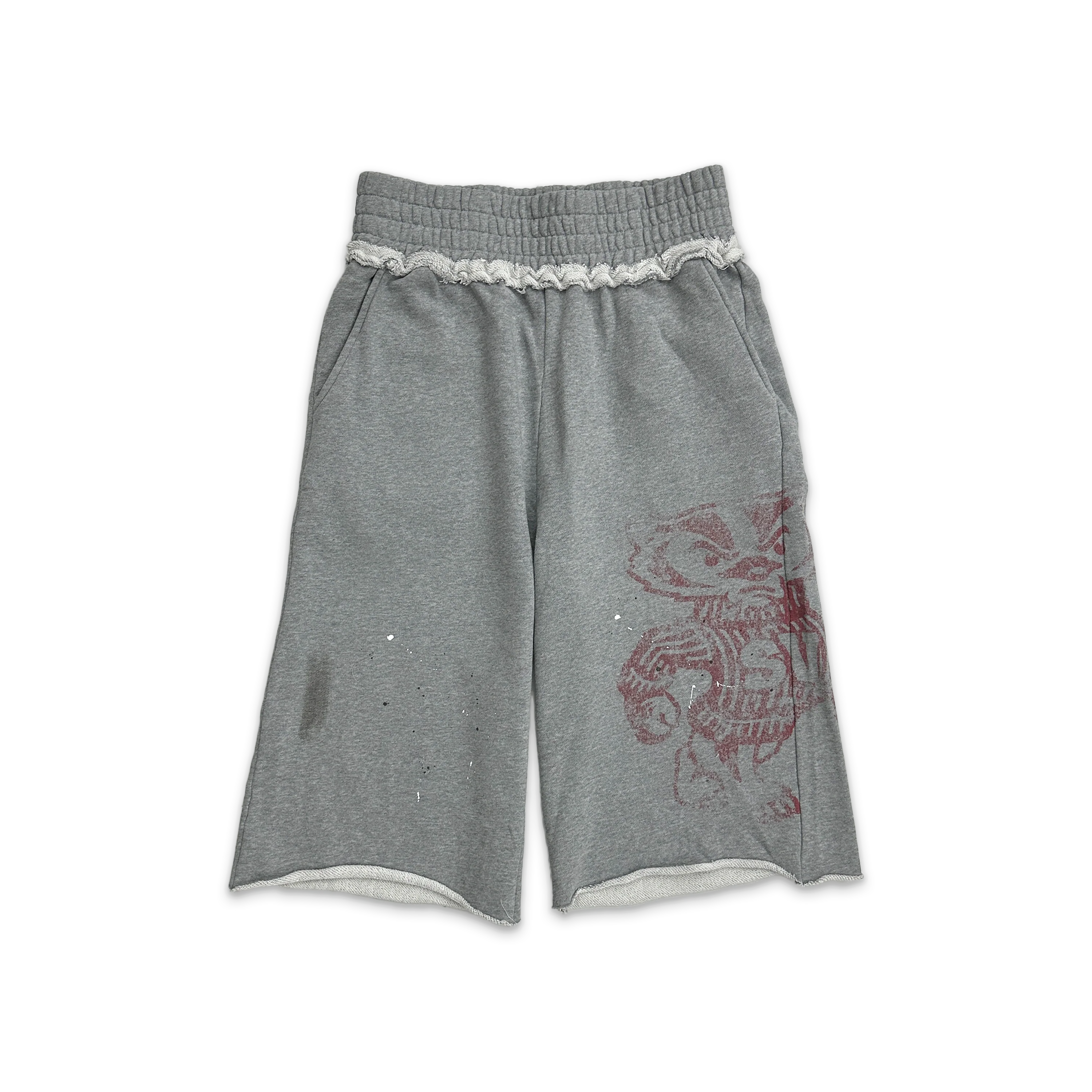 Badgers Long Shorts “Heather Grey”