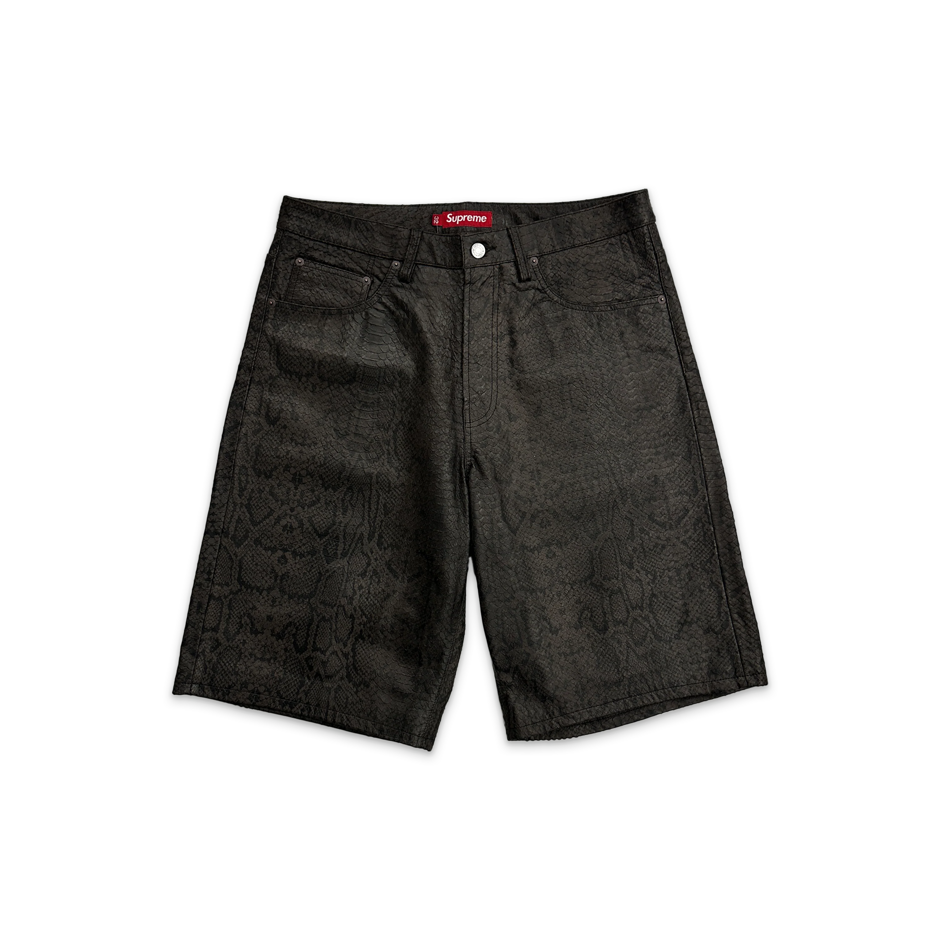 Baggy Leather Short SS25 "Brown"