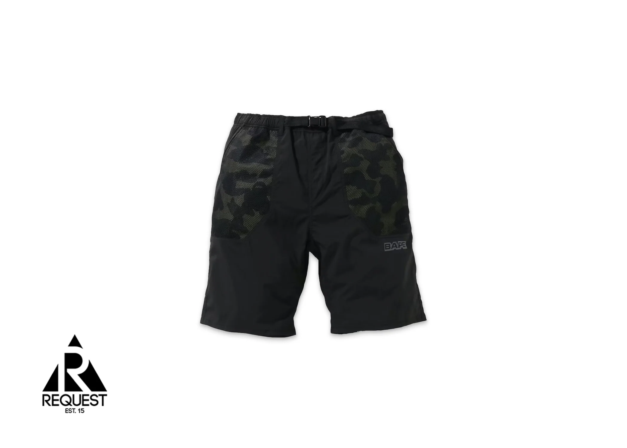 BAPE 1st Camo Pocket Shorts "Black"