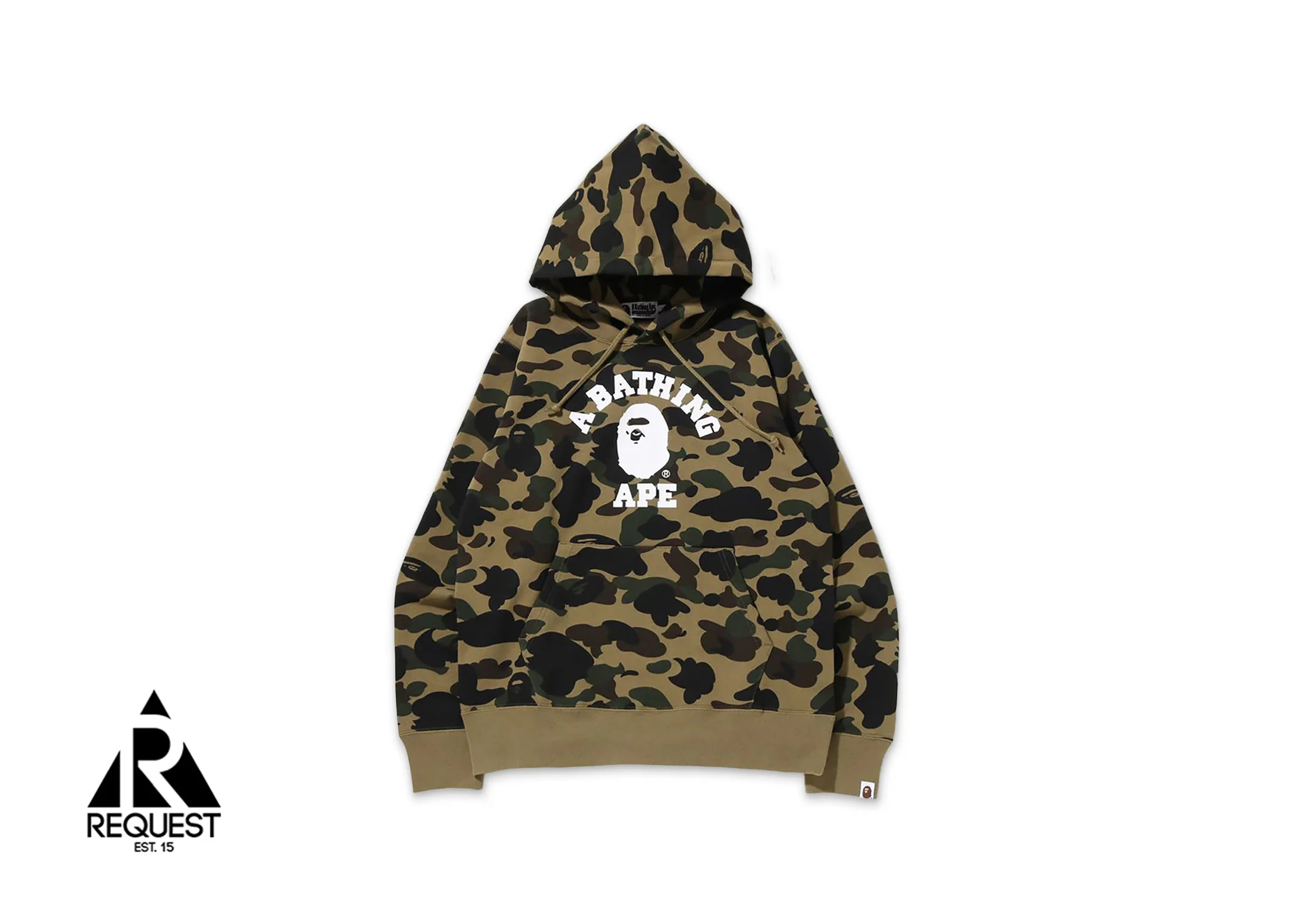 BAPE 1st Camo Pullover Hoodie "Green"