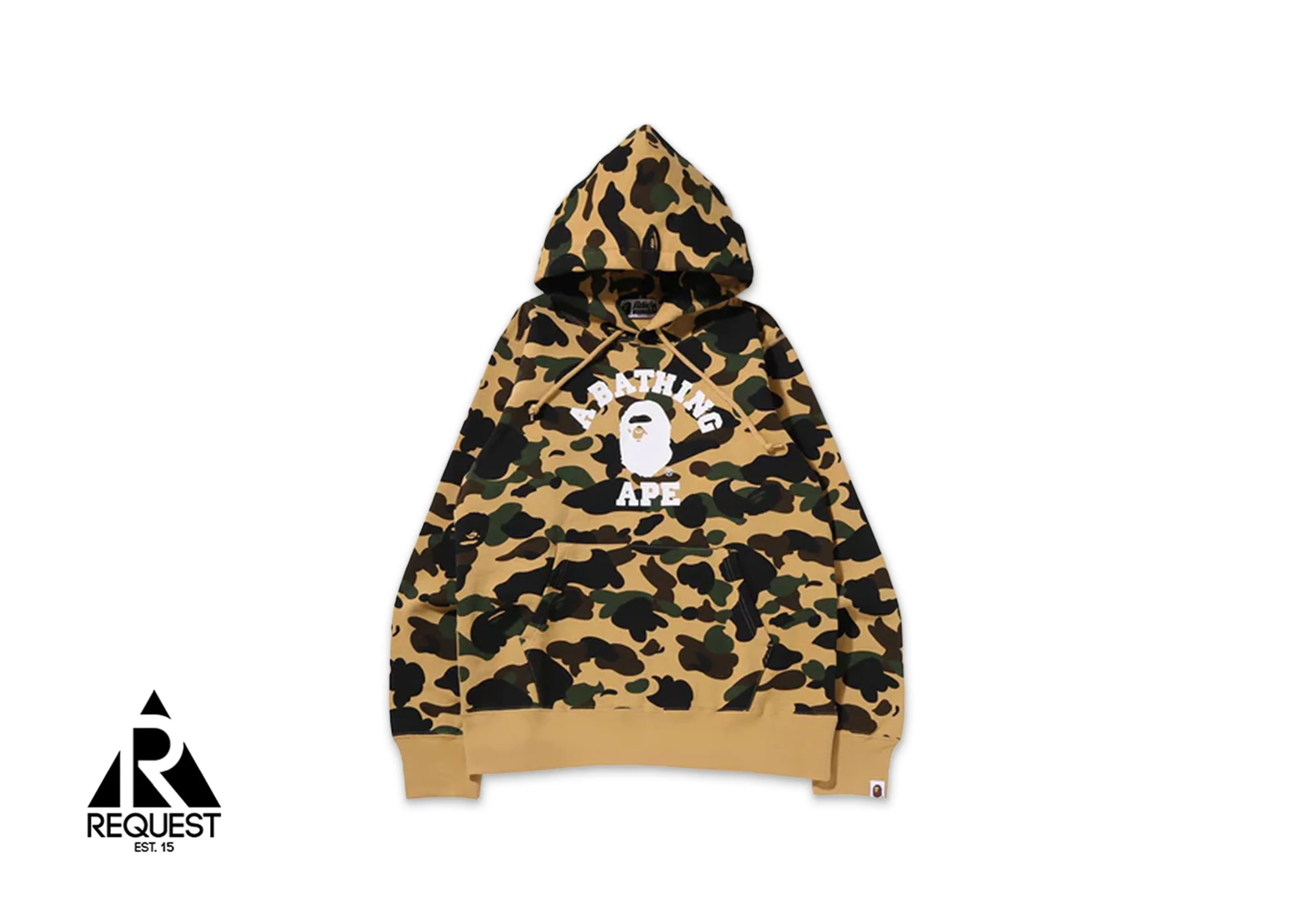 BAPE 1st Camo Pullover Hoodie "Yellow"
