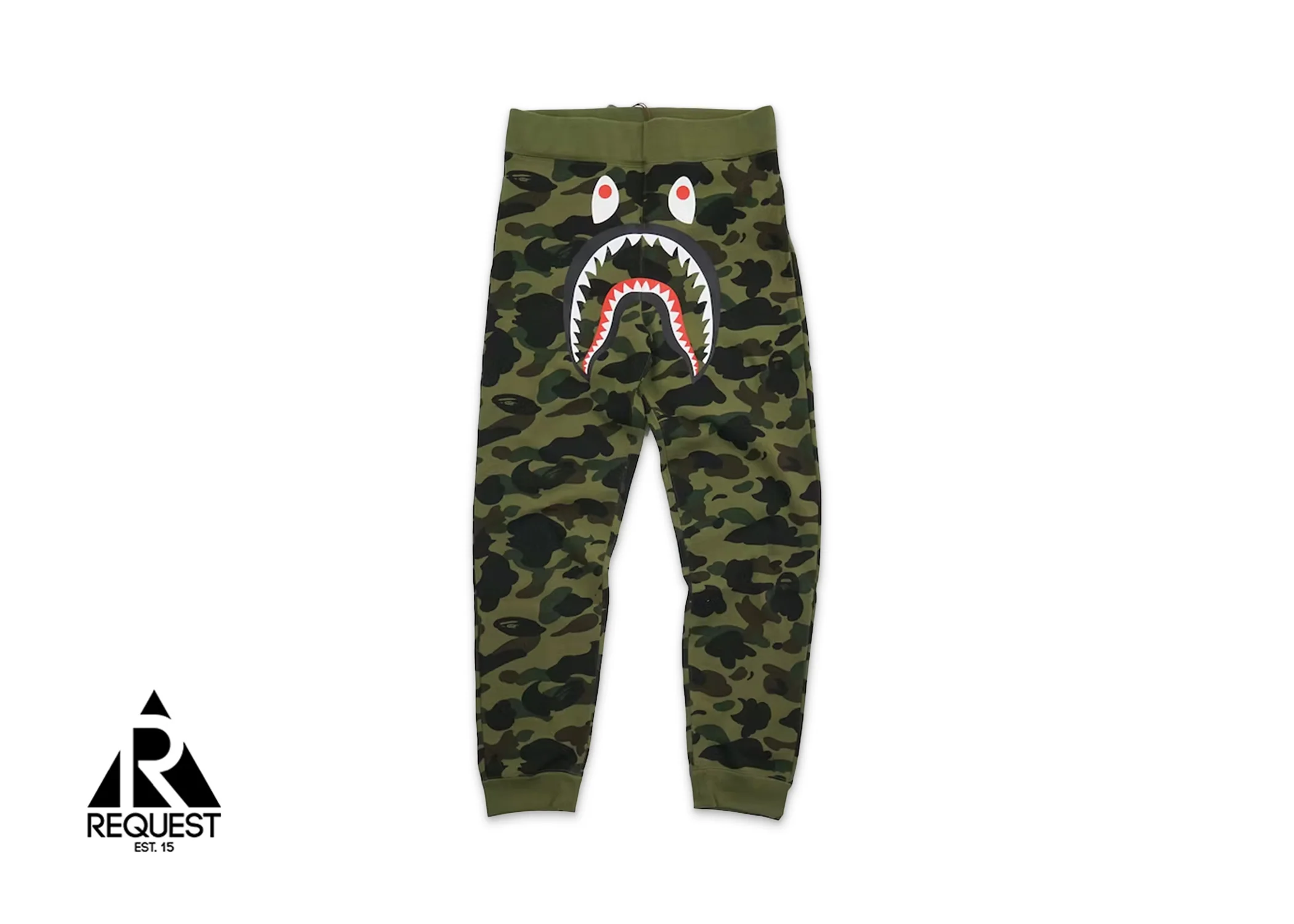 BAPE 1st Camo Shark Sweatpants "Green"