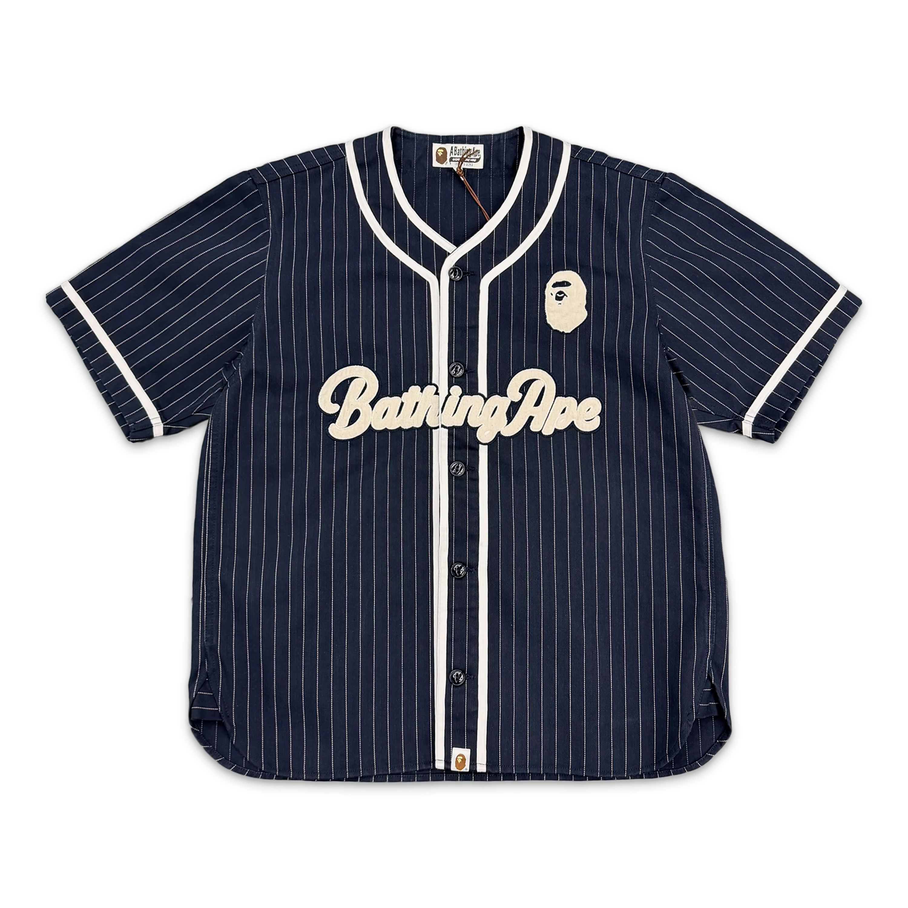 BAPE Baseball Shirt “Navy"