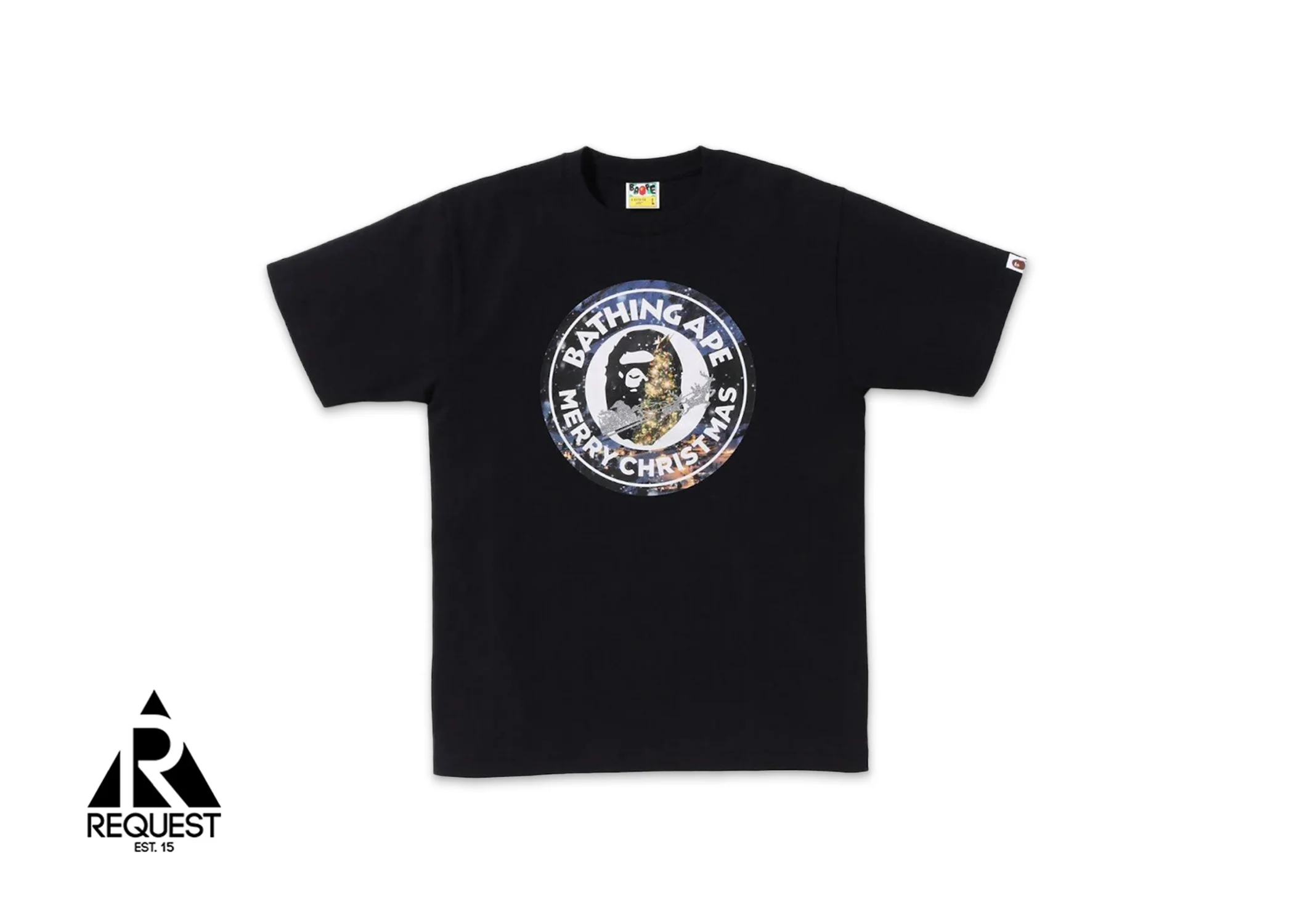 BAPE Christmas Busy Works Tee (FW22) "Black"