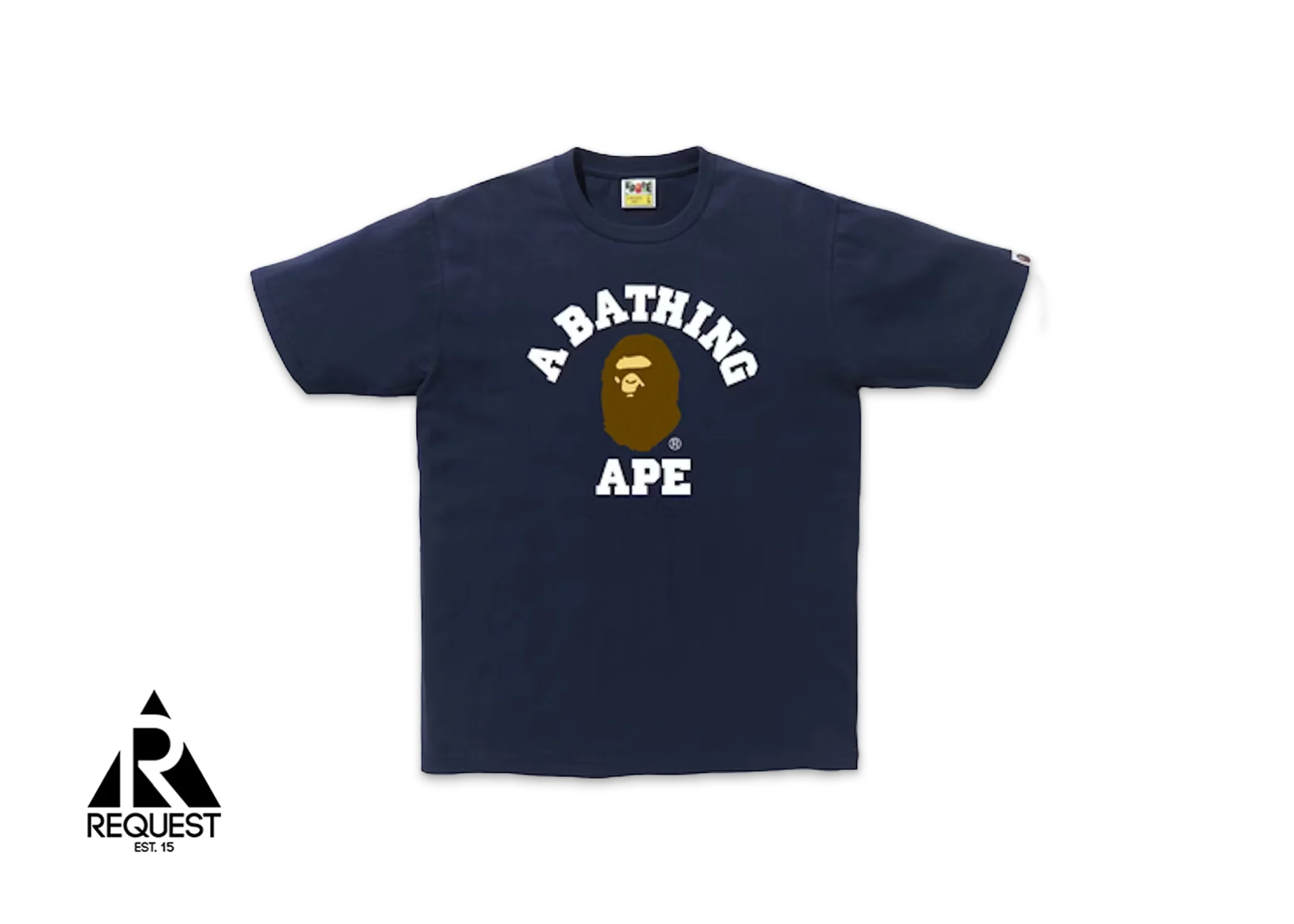 BAPE College Tee "Navy"
