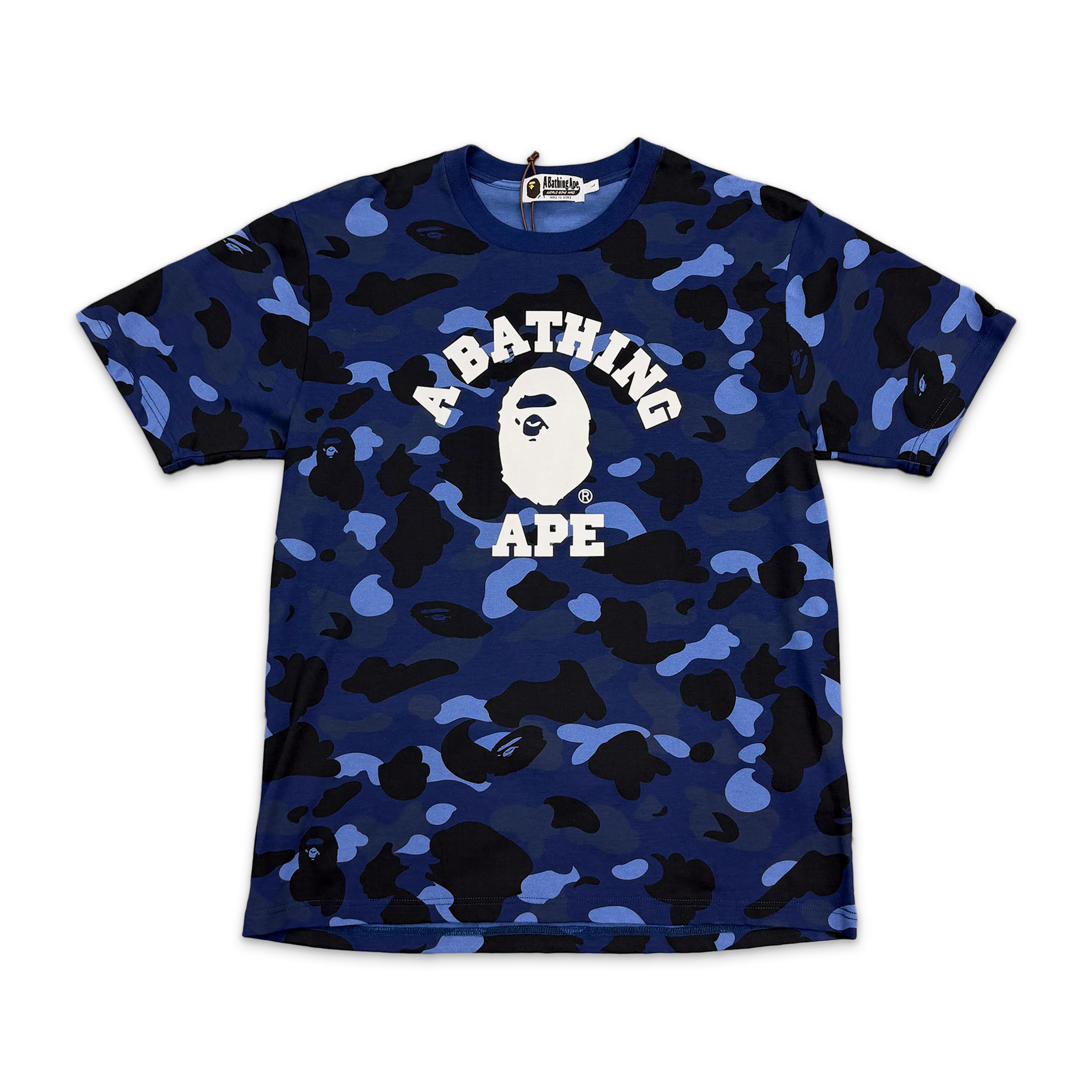 BAPE Color Camo College Tee “Navy”